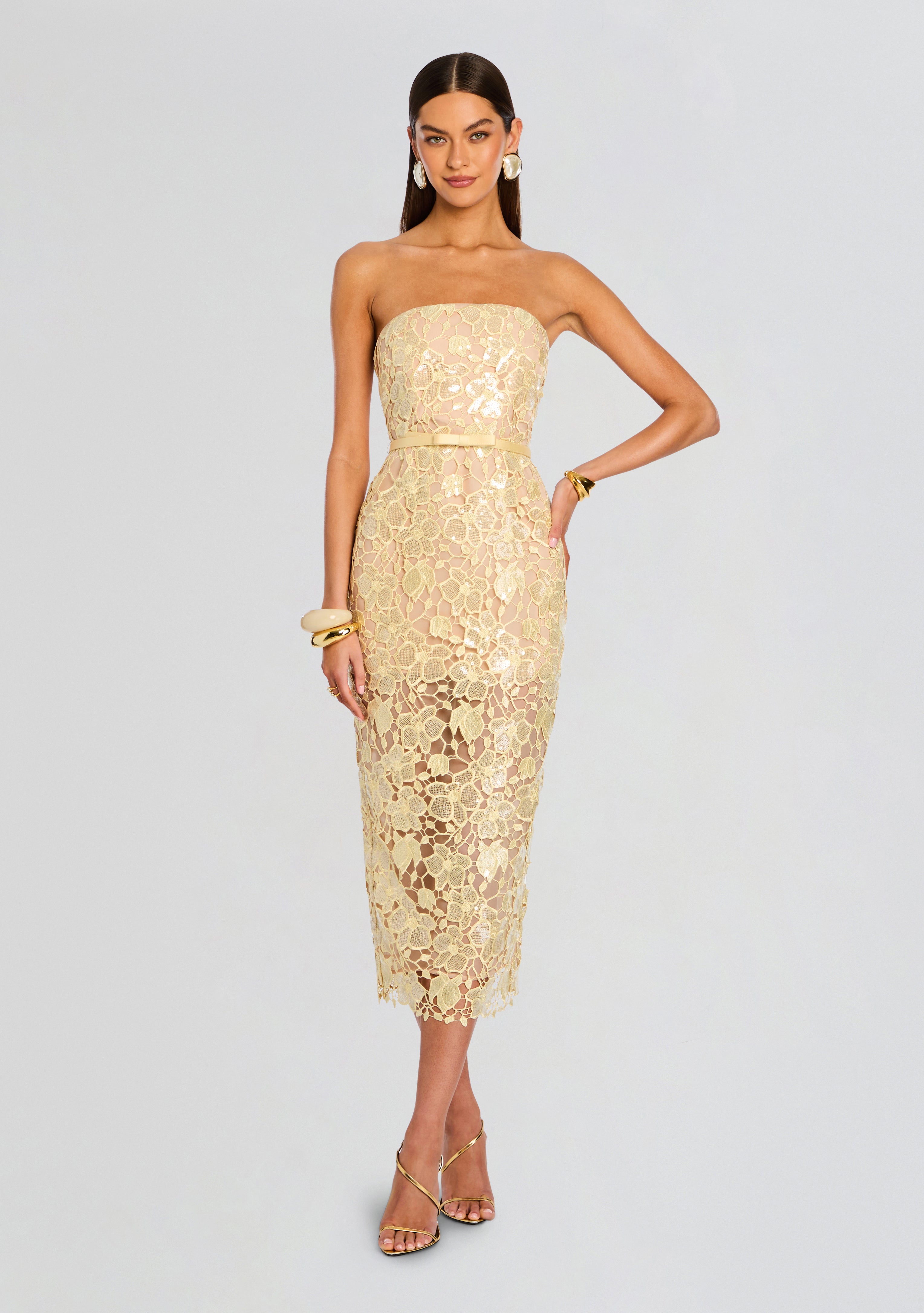 Rowena Lace Dress-Sunny Prom