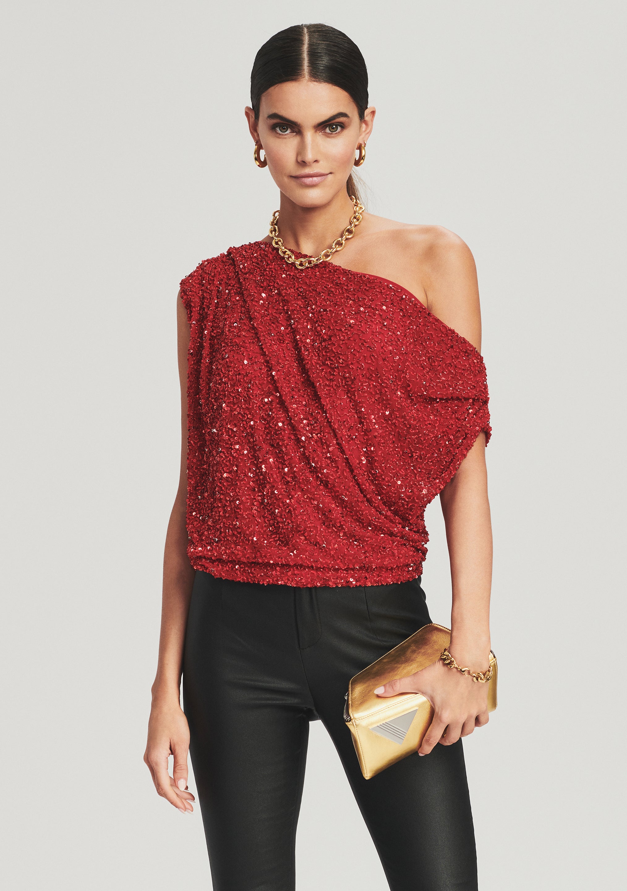 Myles Sequin Top-Sunny Prom