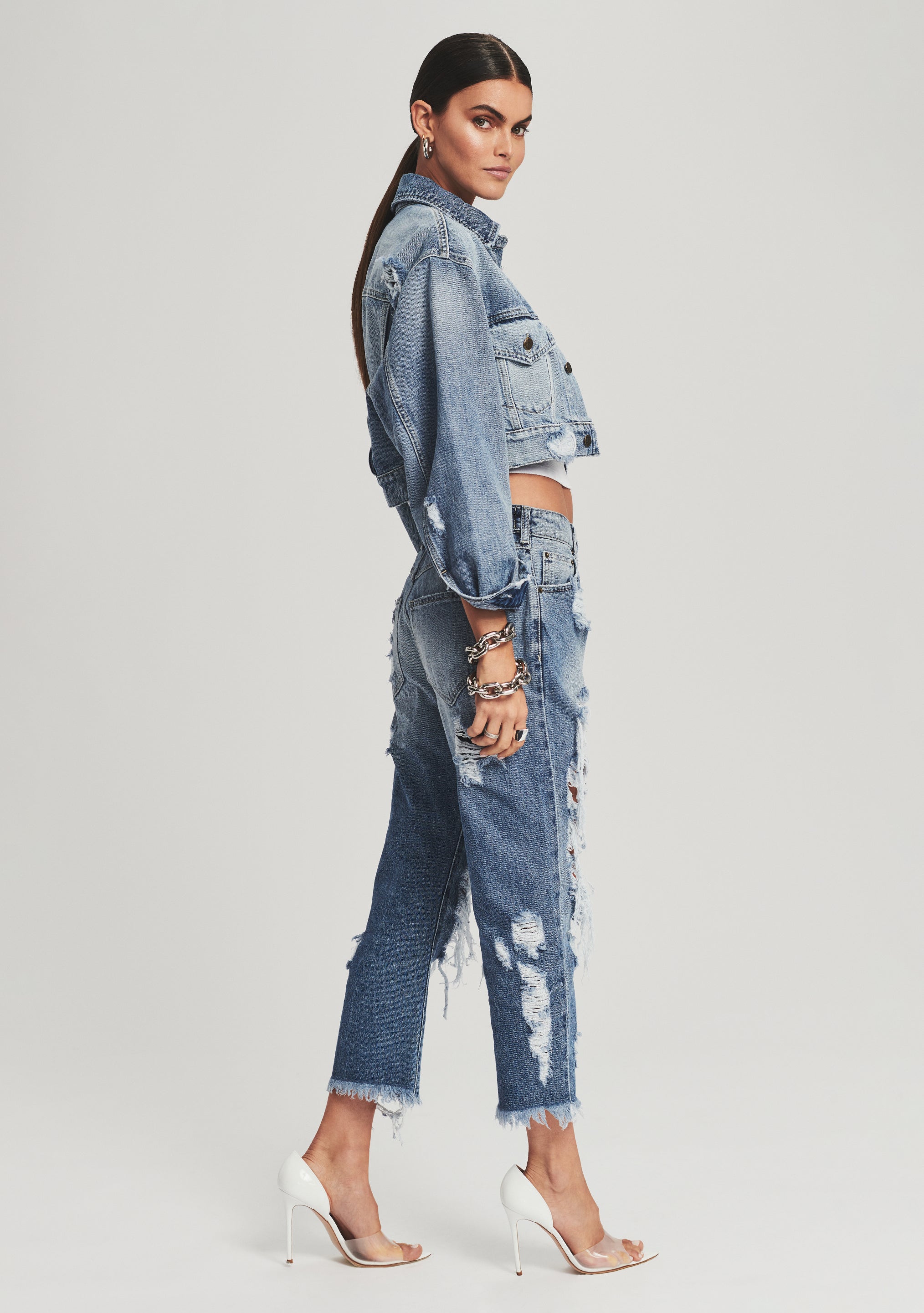 Ryan Cropped Jacket-Sunny Prom