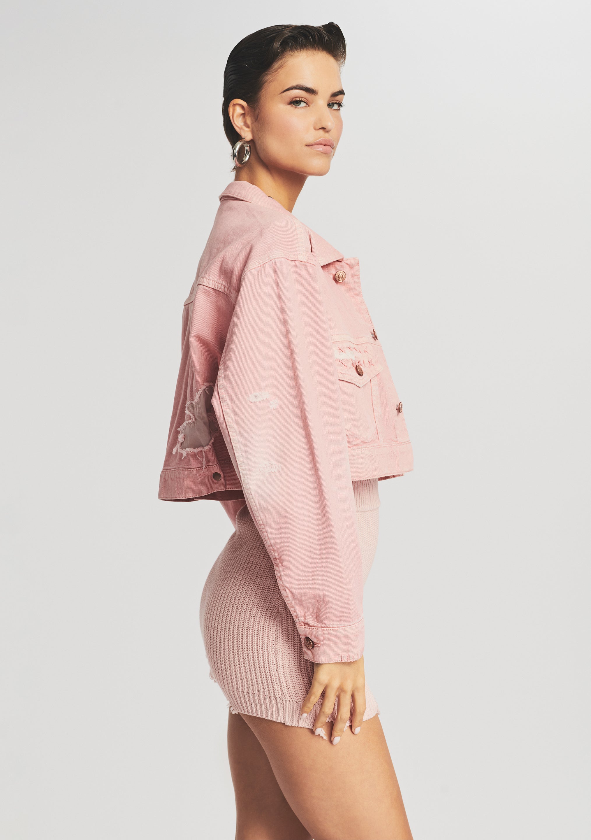 Ryan Cropped Jacket-Sunny Prom