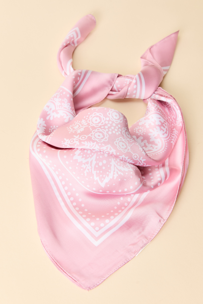 Rhea Light Pink Bandana-Sunny Prom