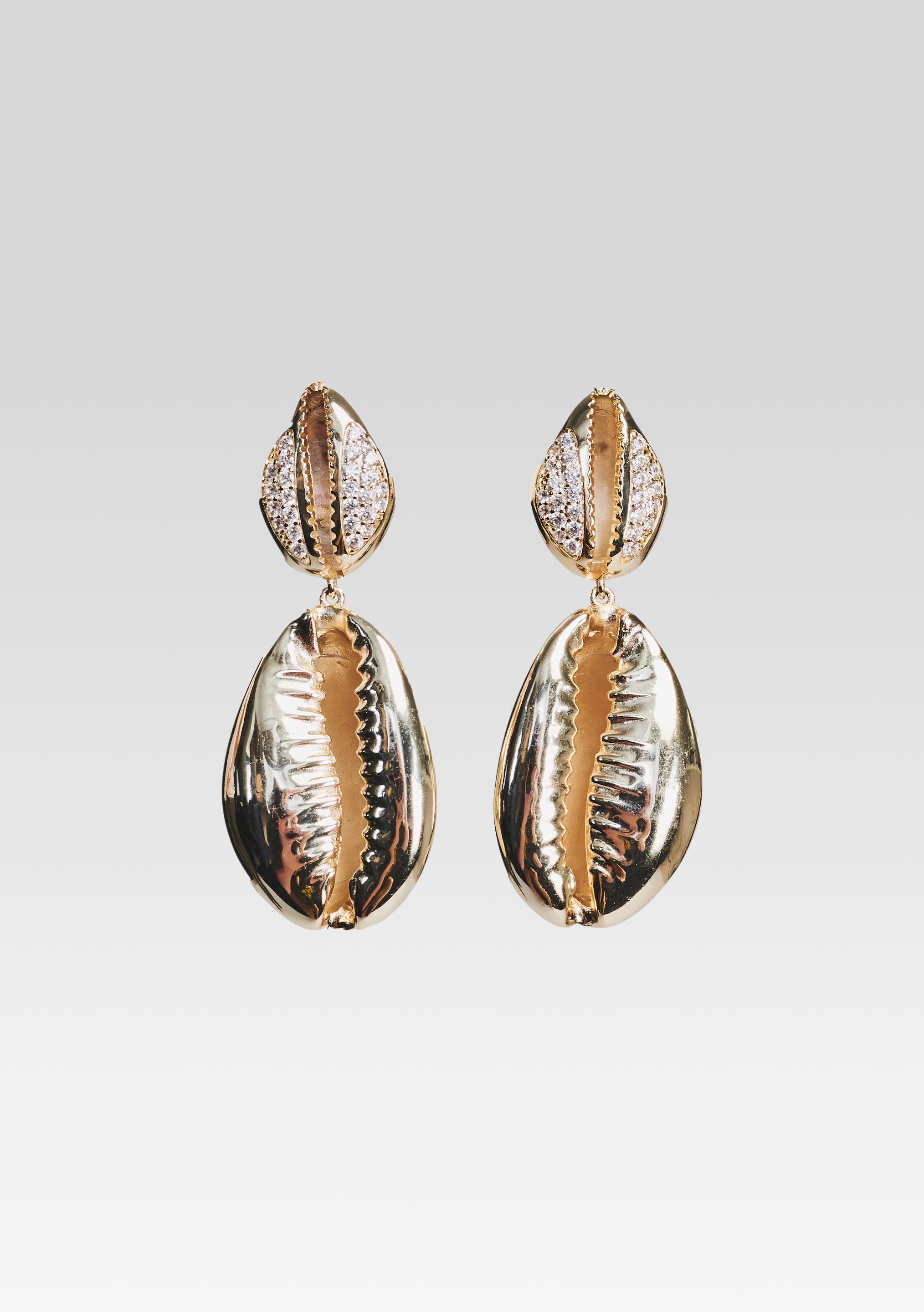 Vida Shell Earrings-Sunny Prom