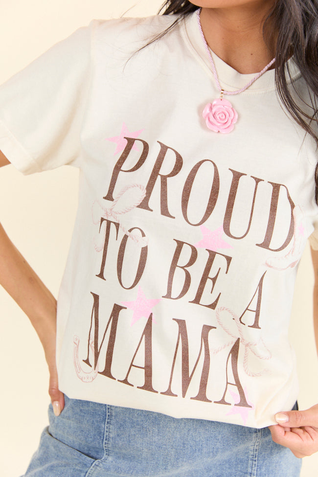 Proud To Be A Mama Western Ivory Graphic Tee SALE-Sunny Prom