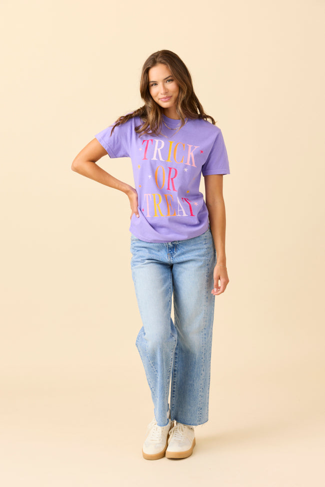 Trick Or Treat Violet Graphic Tee SALE-Sunny Prom