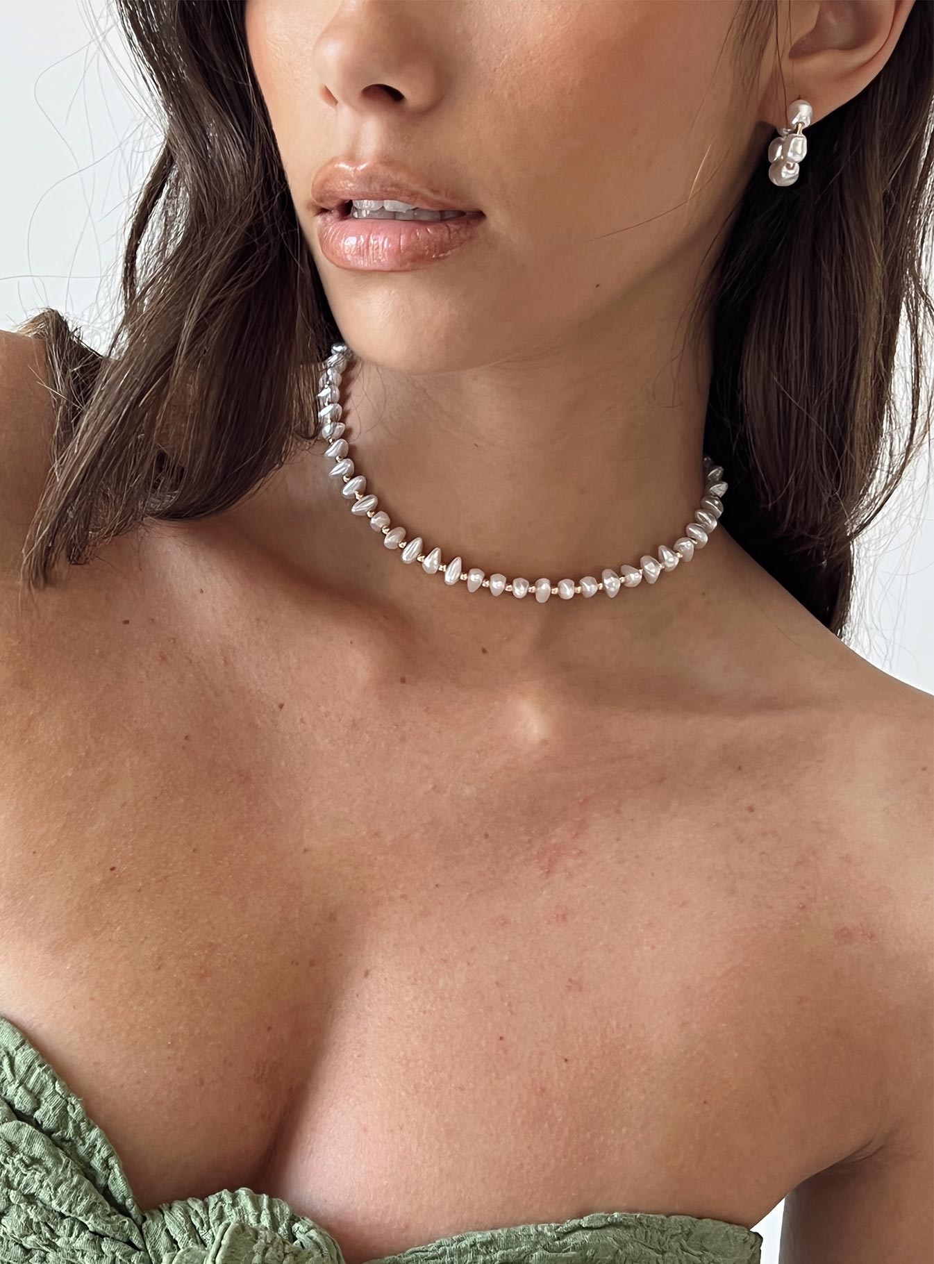 Sookie Pearl Necklace-Oh Mollys