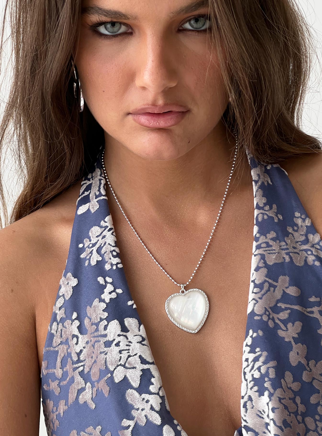 Silhouettes Necklace Silver-Oh Mollys