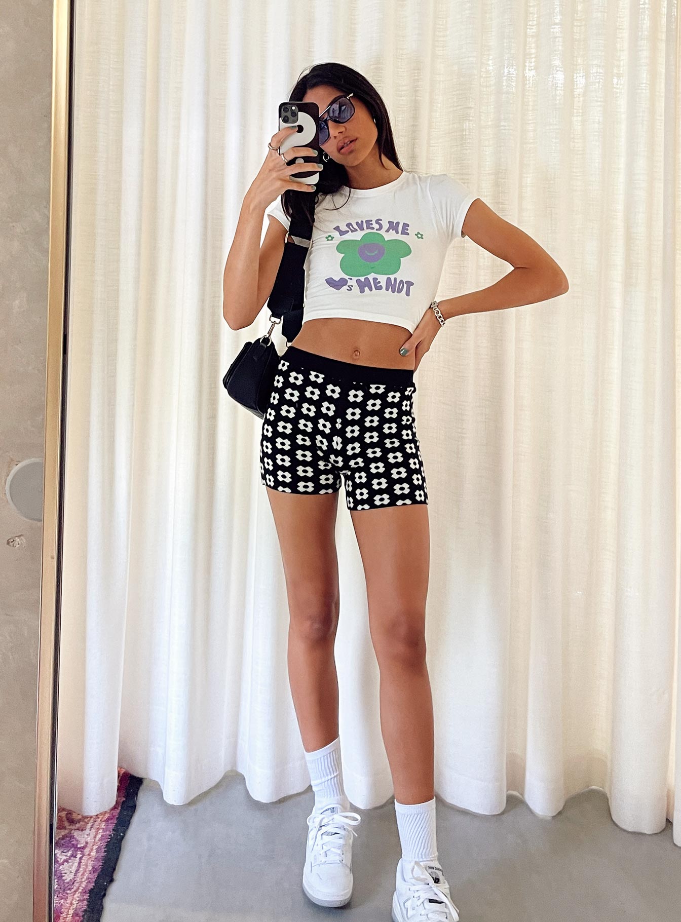 Fletcher Knit Bike Shorts Black-Oh Mollys