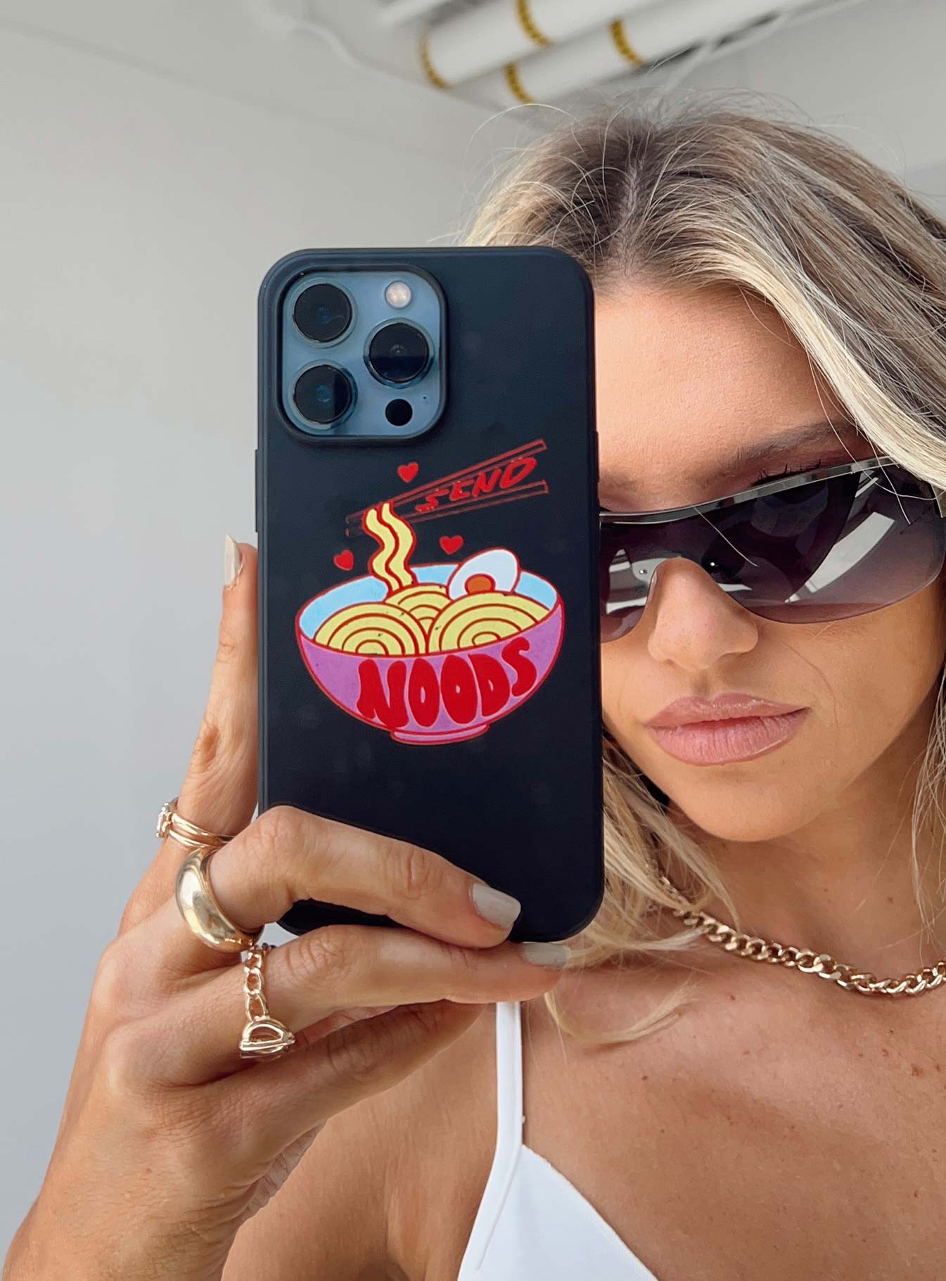 Send Noods iPhone Case Black-Oh Mollys
