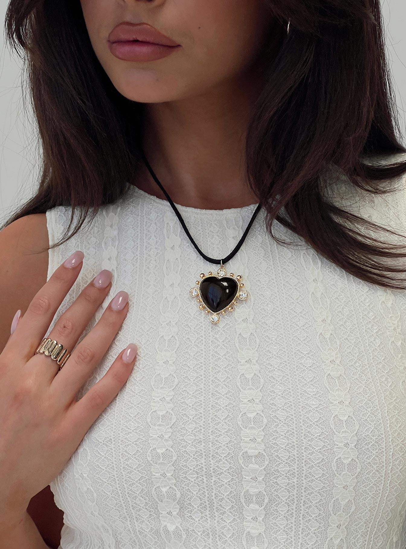 Check In Necklace Gold-Oh Mollys