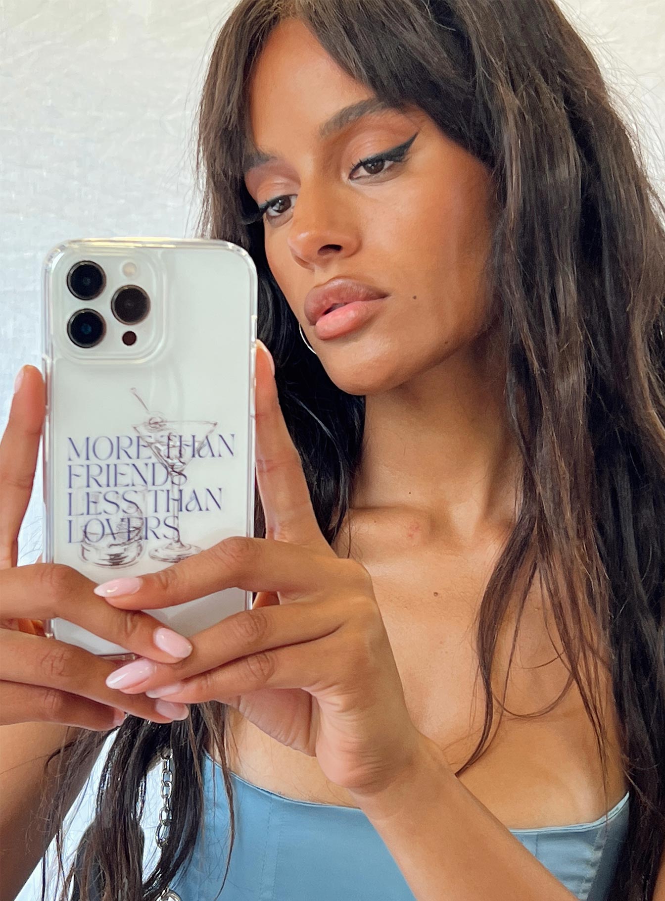 Shaken Not Stirred iPhone Case Clear-Oh Mollys