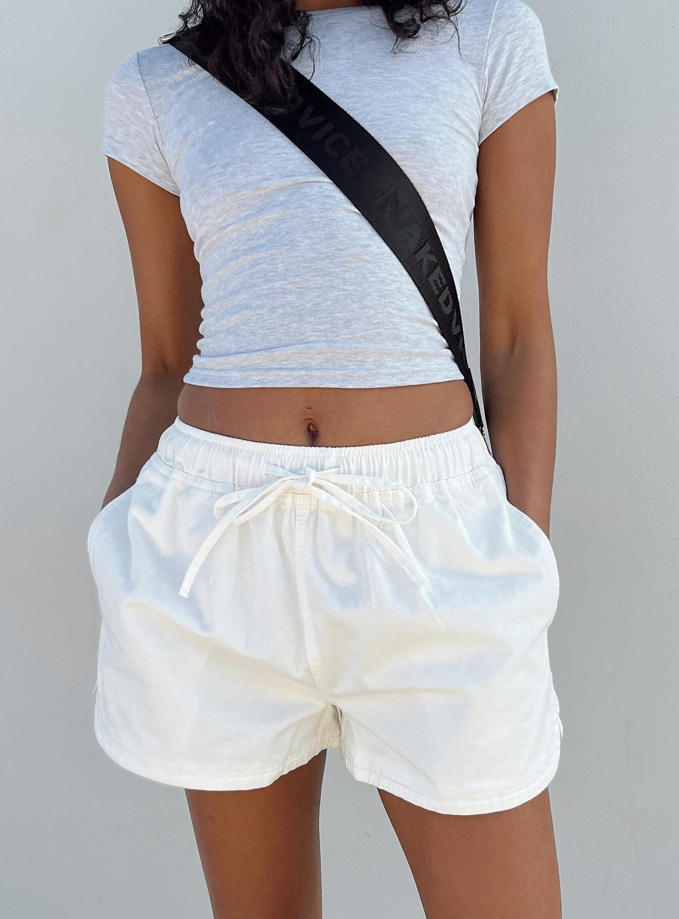 Clark Shorts White-Oh Mollys