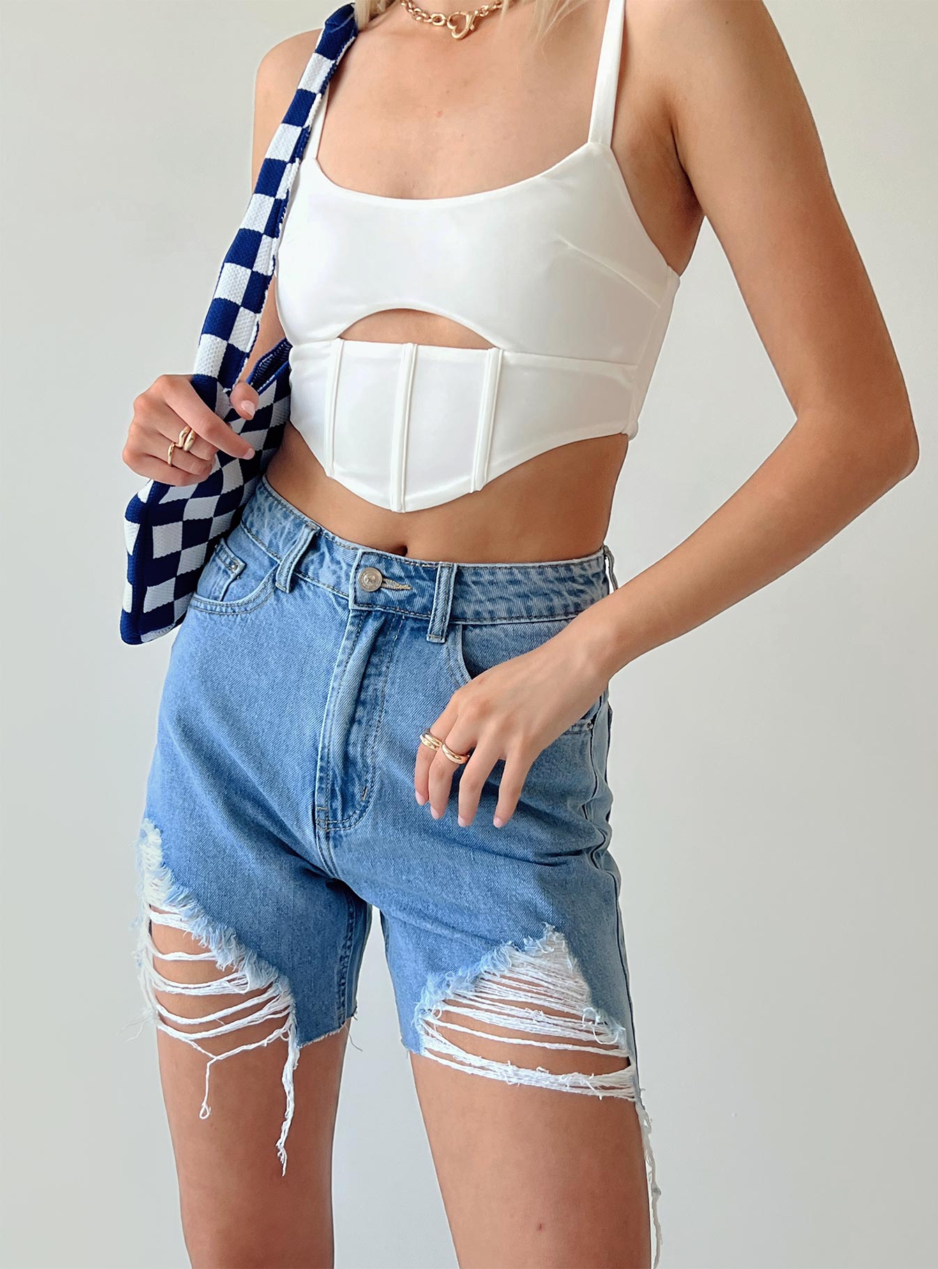 Daisey Denim Shorts Denim-Oh Mollys