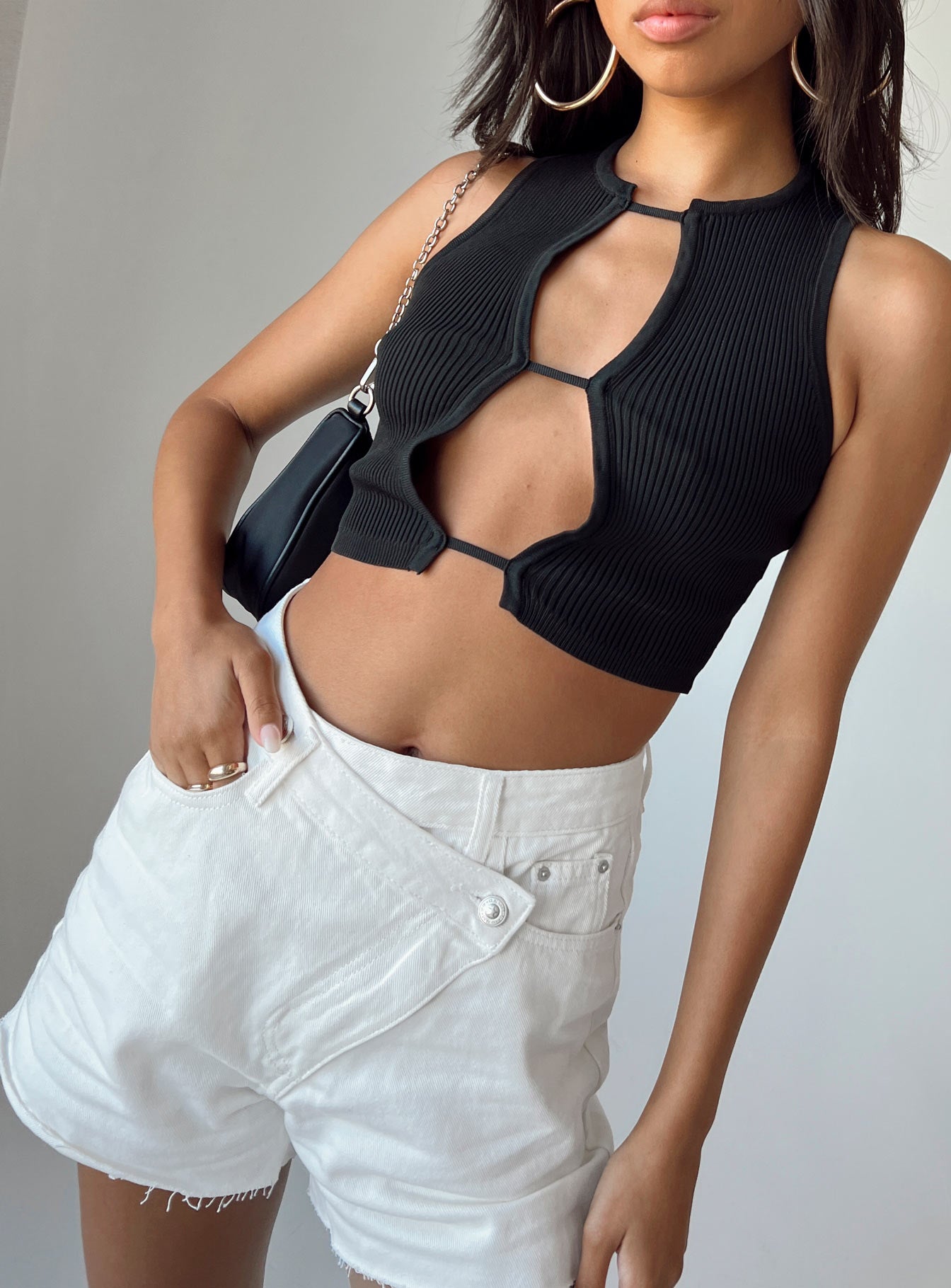 Danisa Denim Shorts White-Oh Mollys