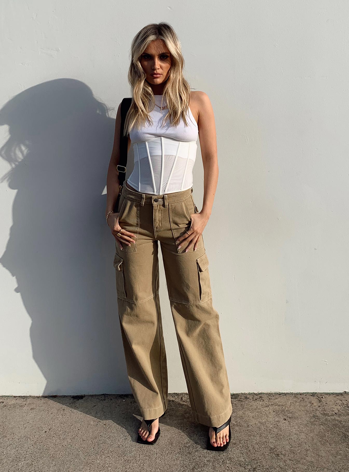 Dust Dancing Cargo Pant Camel-Oh Mollys