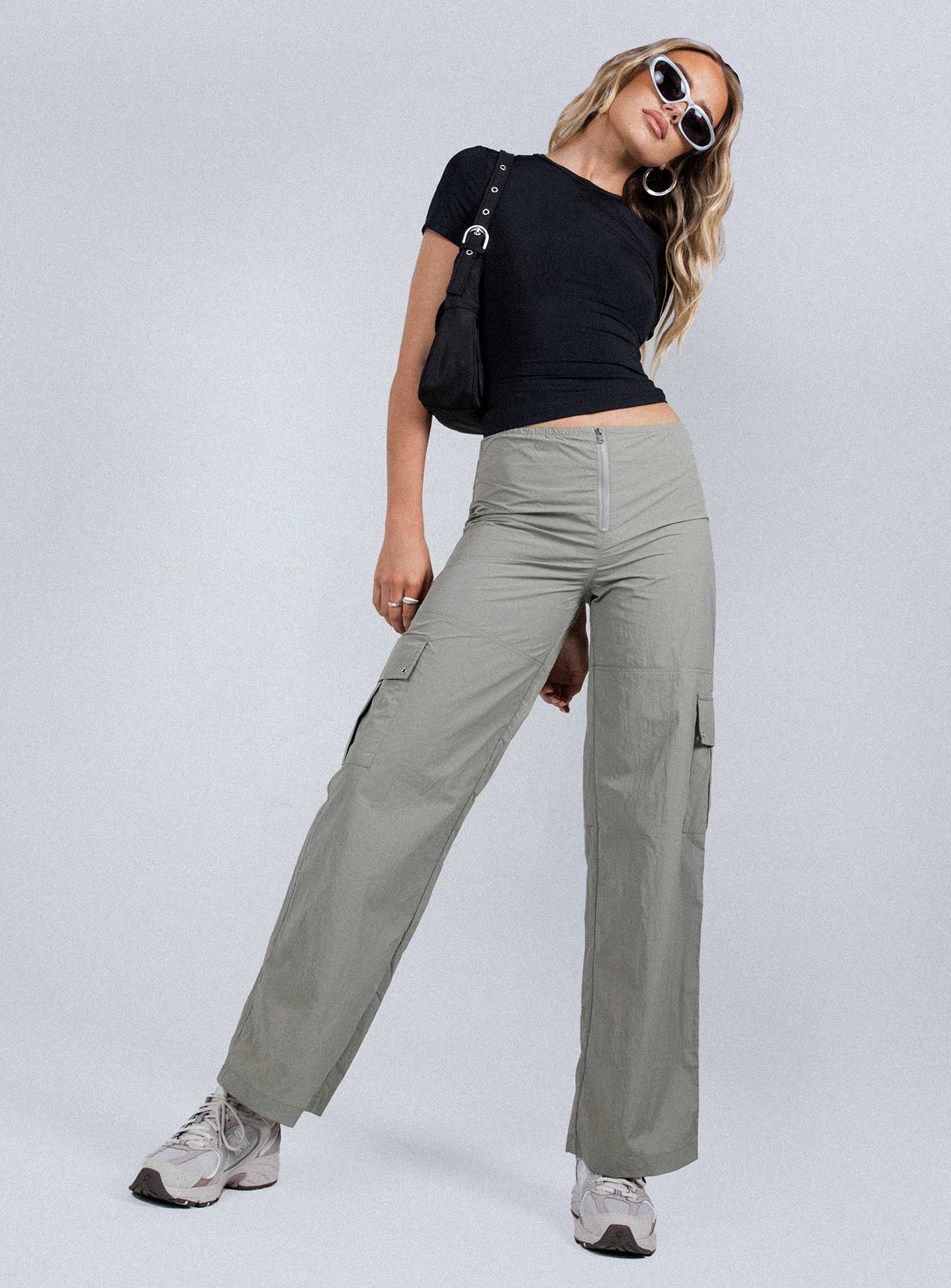Roy Parachute Pants Grey-Oh Mollys