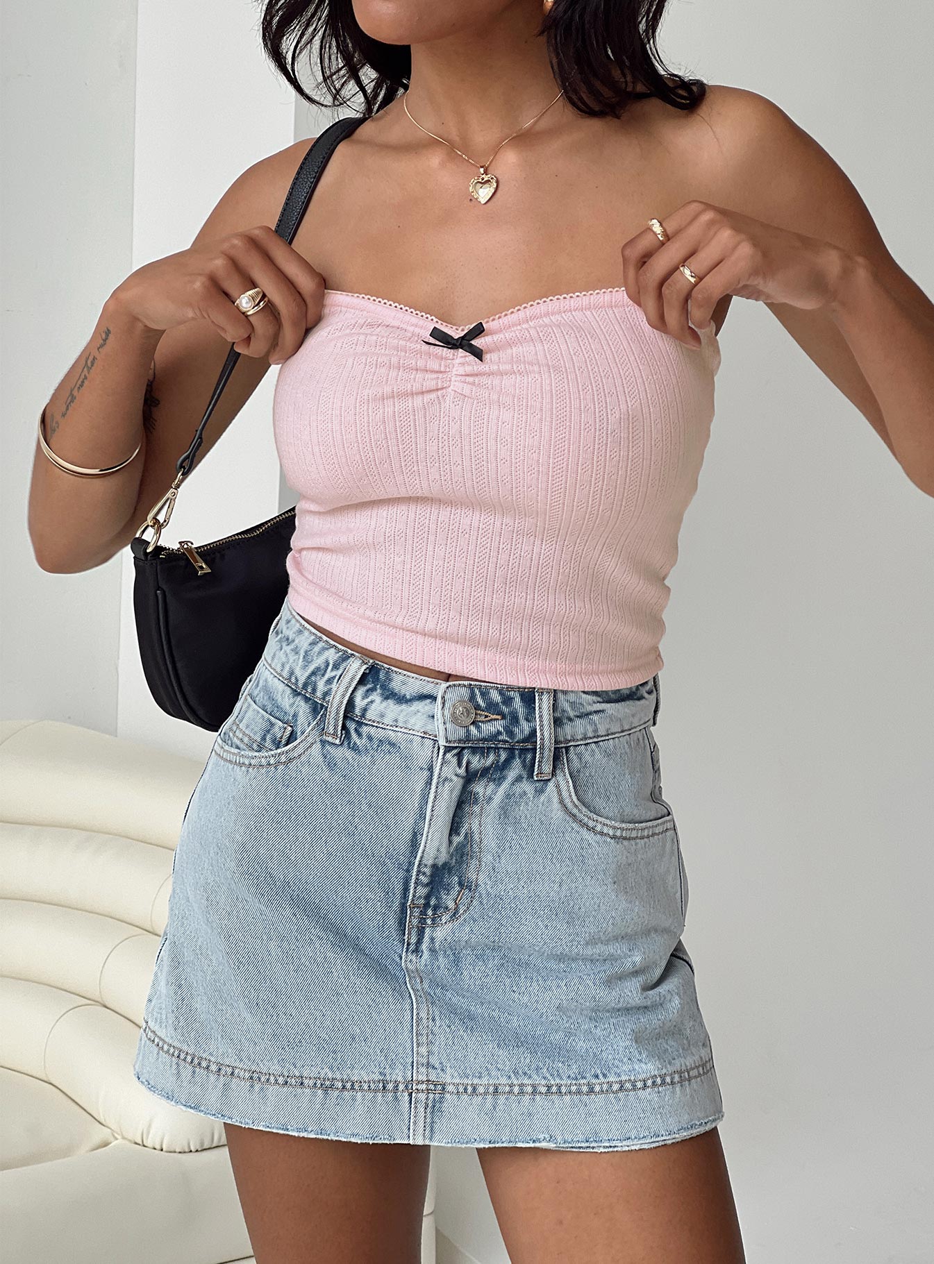 Heuston Skort Denim-Oh Mollys