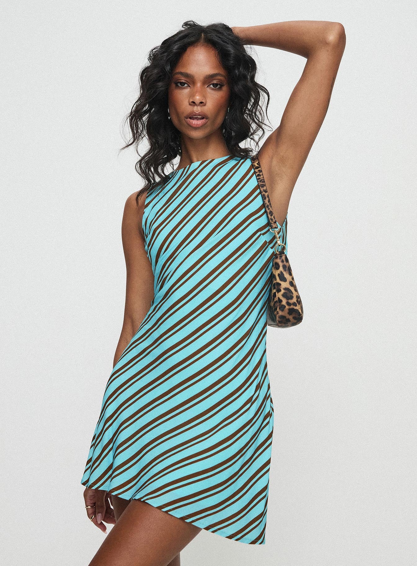 Chasing Stars Mini Dress Multi-Oh Mollys