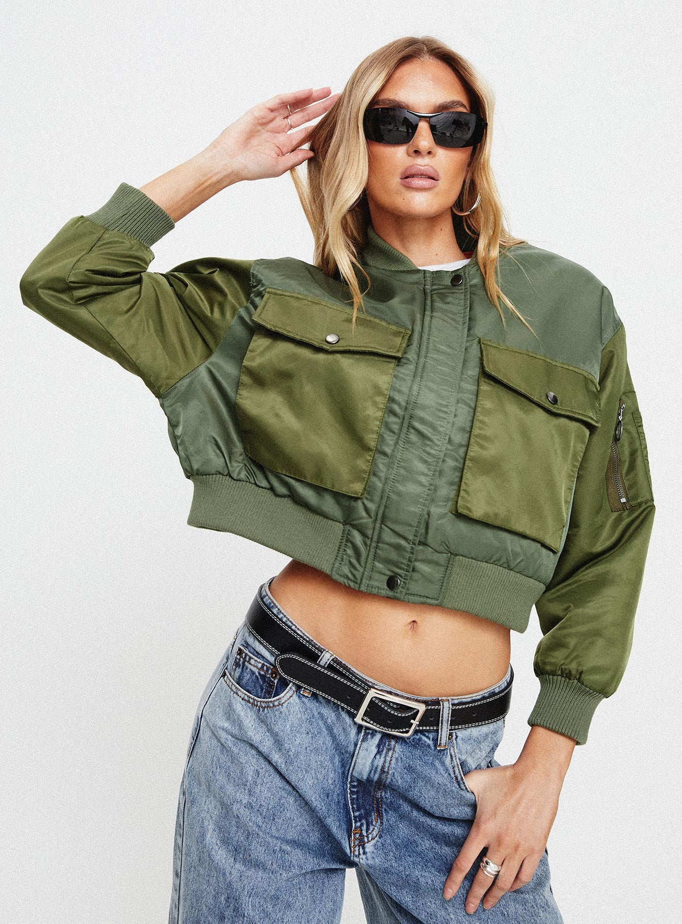 Milener Utility Bomber Jacket Olive-Oh Mollys