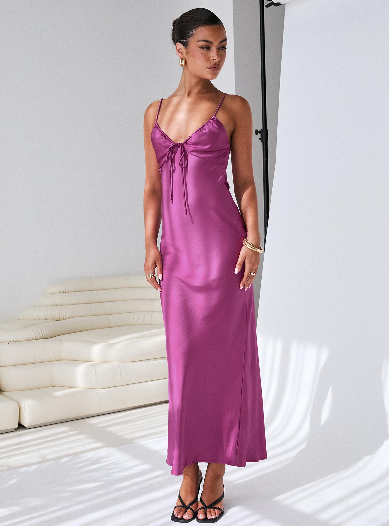 Maguire Maxi Dress Purple-Oh Mollys