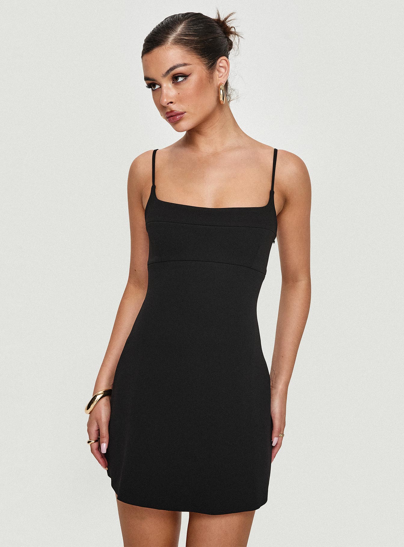 Rousselet Mini Dress Black-Oh Mollys