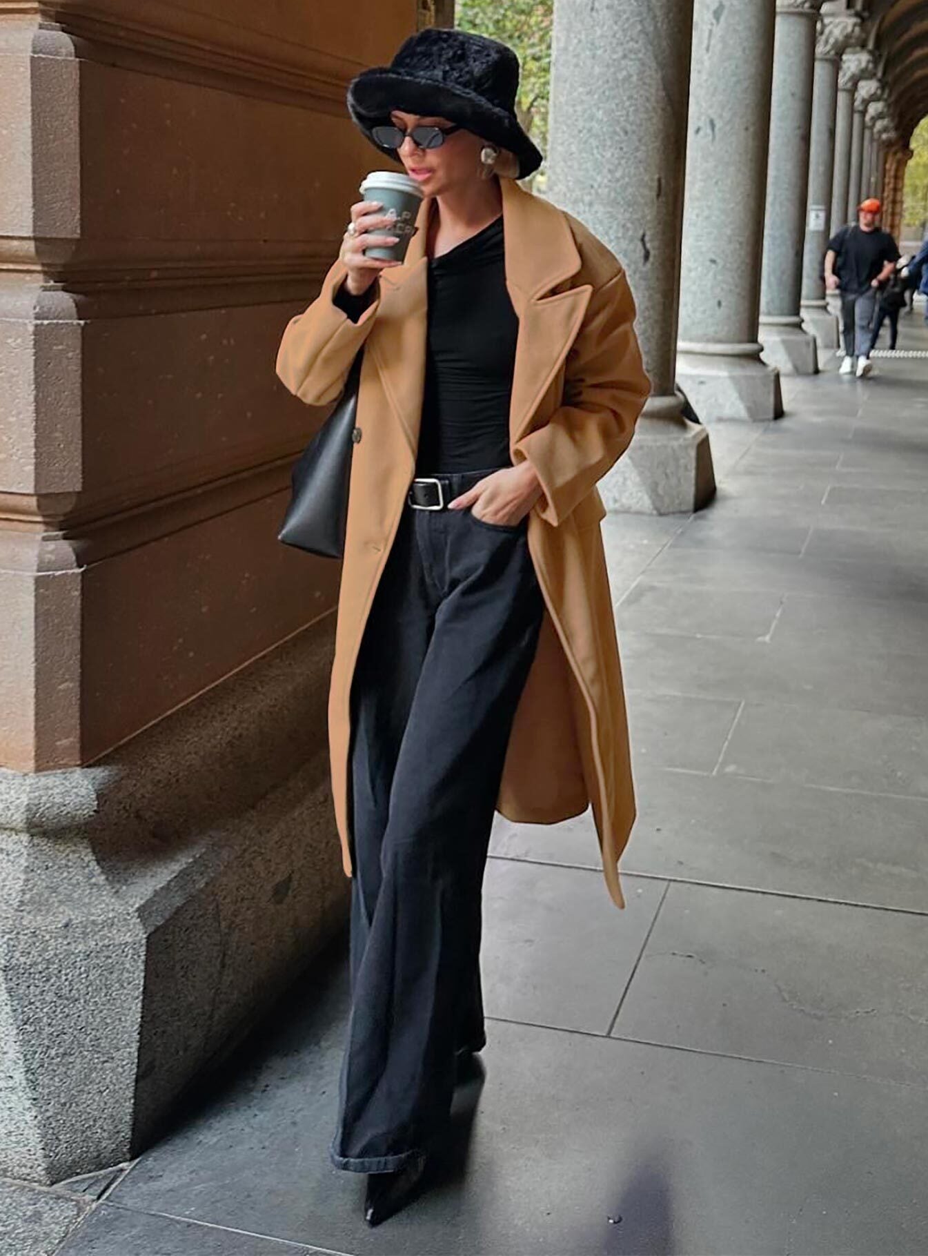 Inferno Longline Coat Camel-Oh Mollys