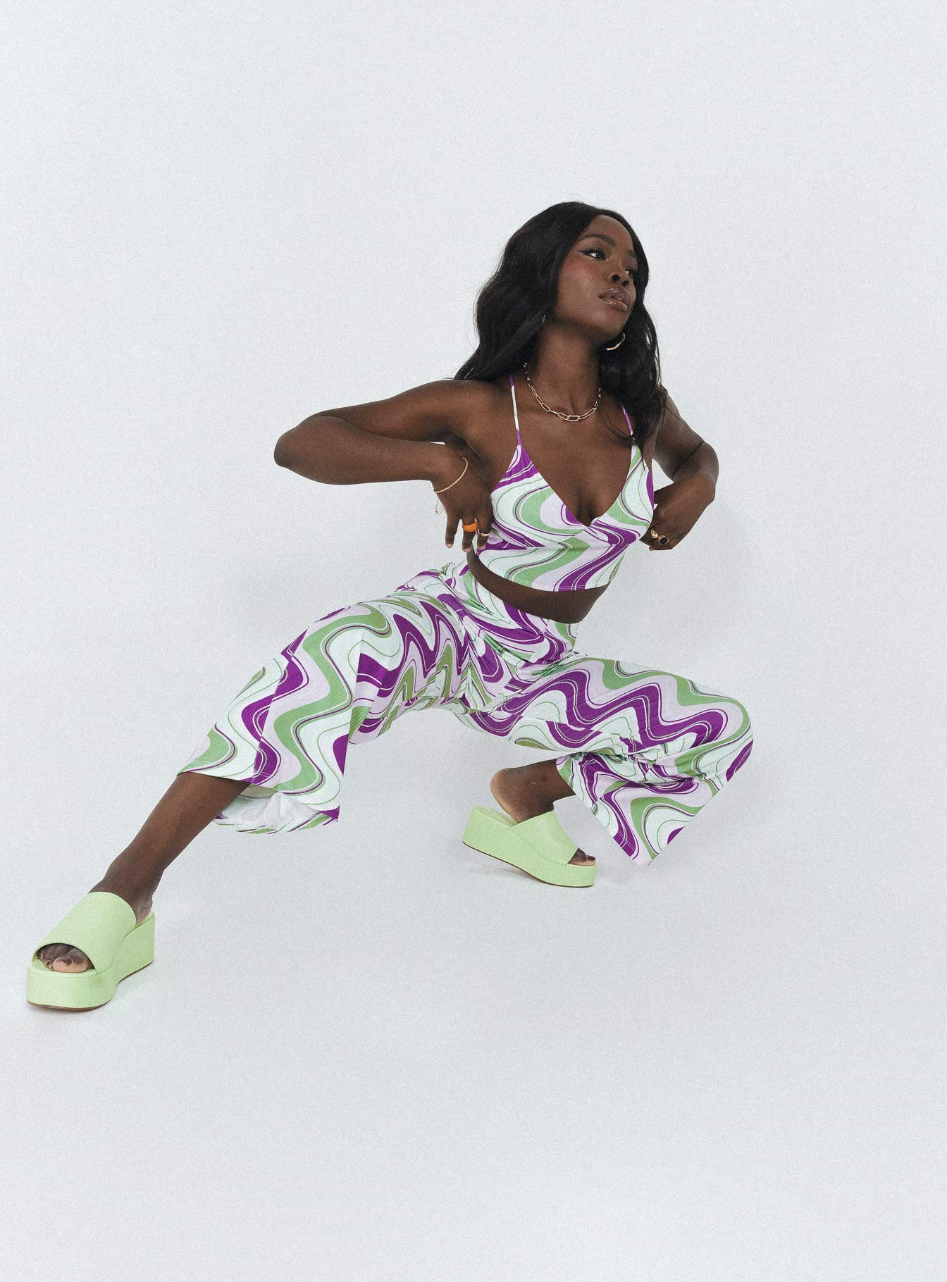 Gigi Set Purple / Green-Oh Mollys