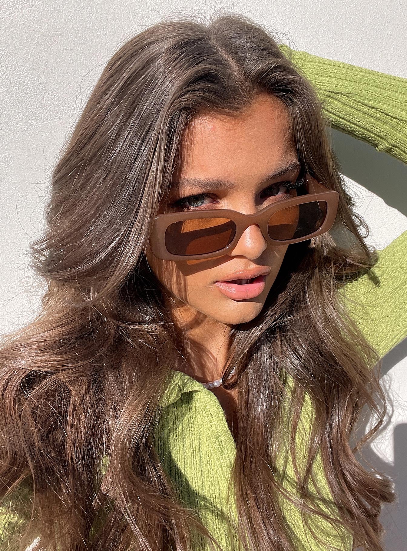 Chateau Sunglasses Beige-Oh Mollys