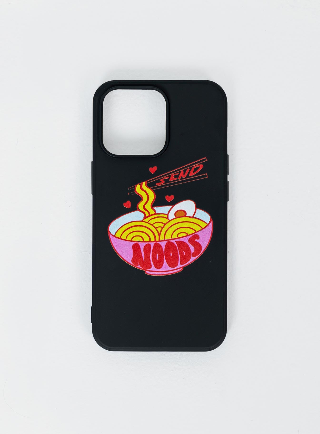 Send Noods iPhone Case Black-Oh Mollys