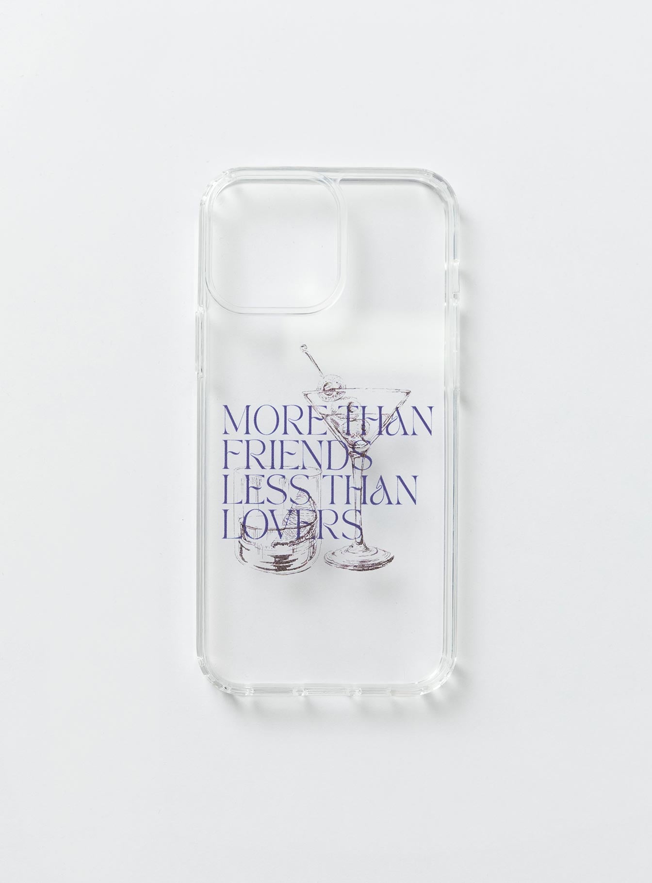 Shaken Not Stirred iPhone Case Clear-Oh Mollys