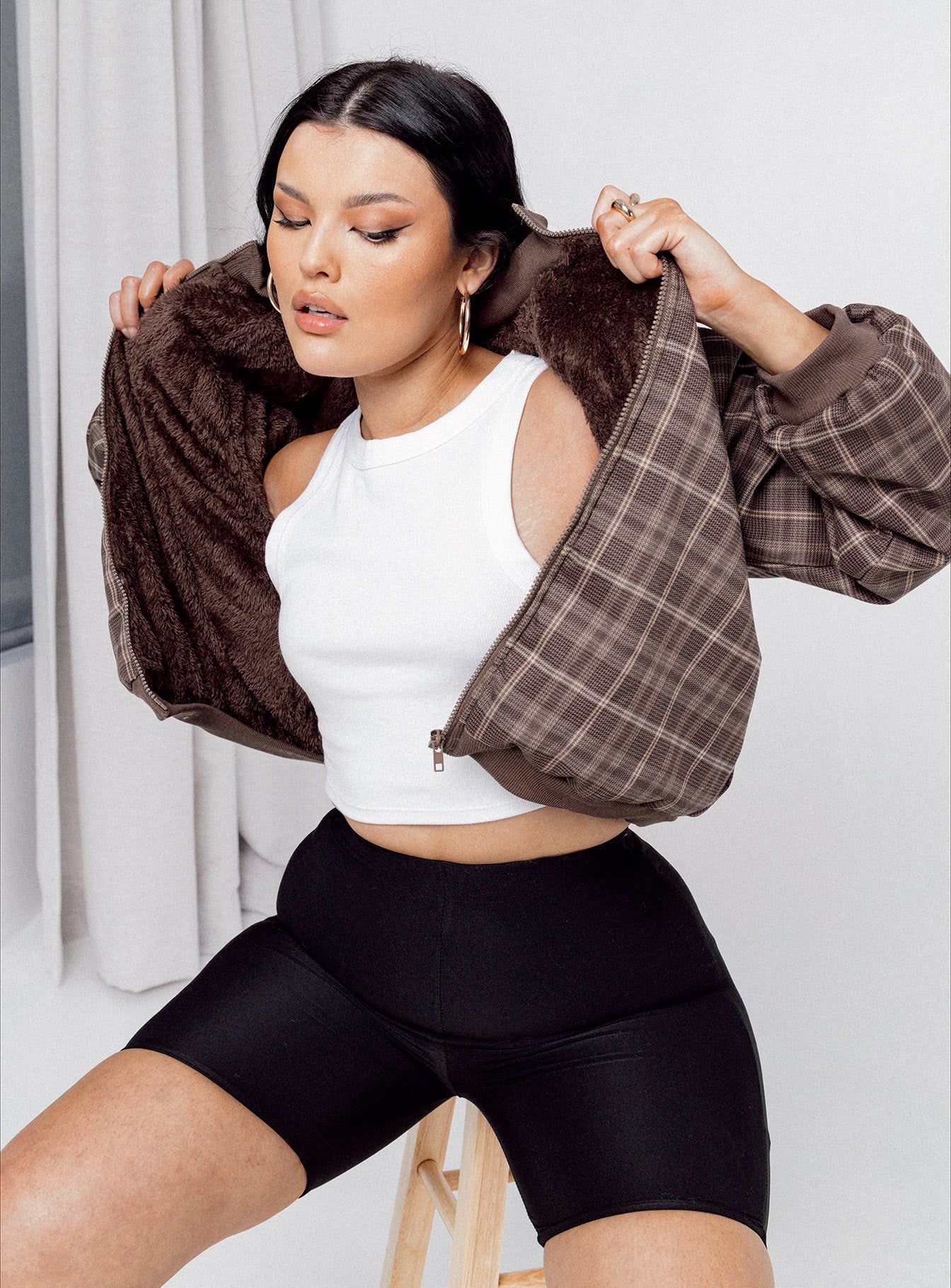 Soiree Jacket Brown-Oh Mollys