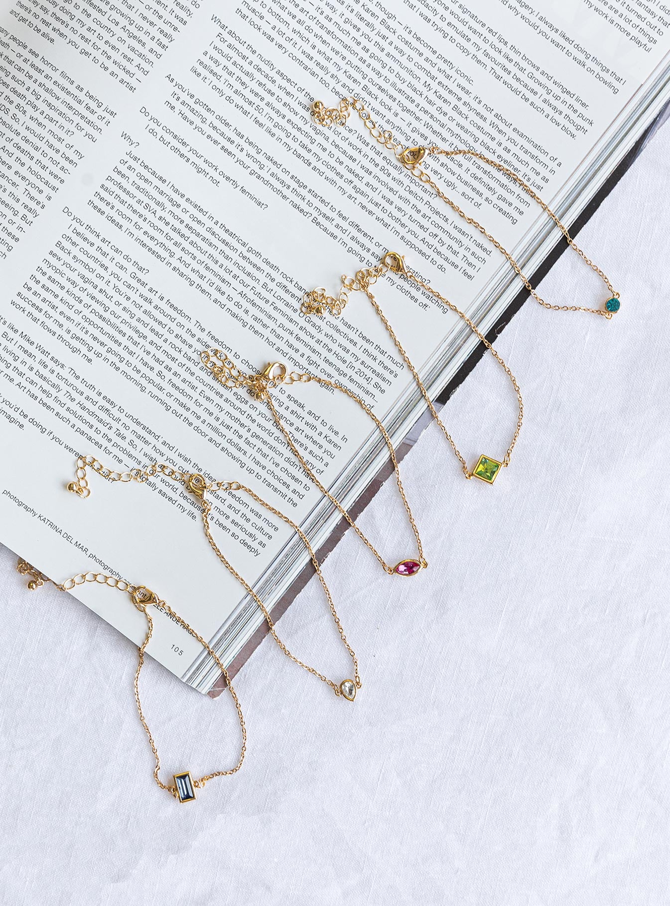 Lavinia Bracelet Pack Gold / Multi-Oh Mollys