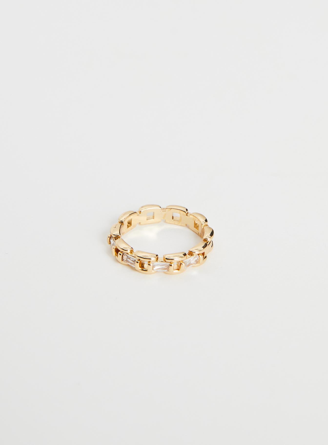 Riveting Gold Plated Ring Gold-Oh Mollys