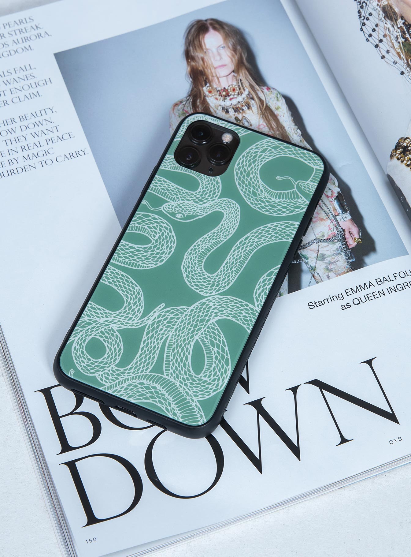 Serpent Twist iPhone Case-Oh Mollys