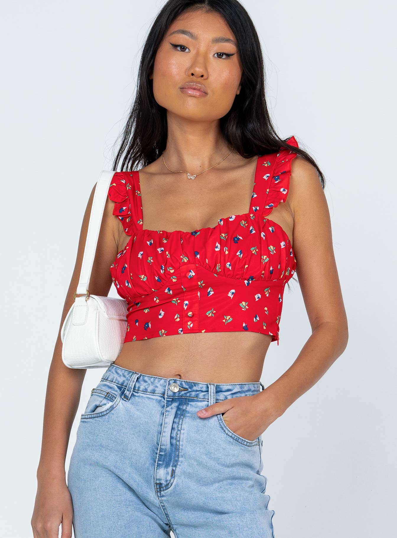 Loralie Top Red-Oh Mollys