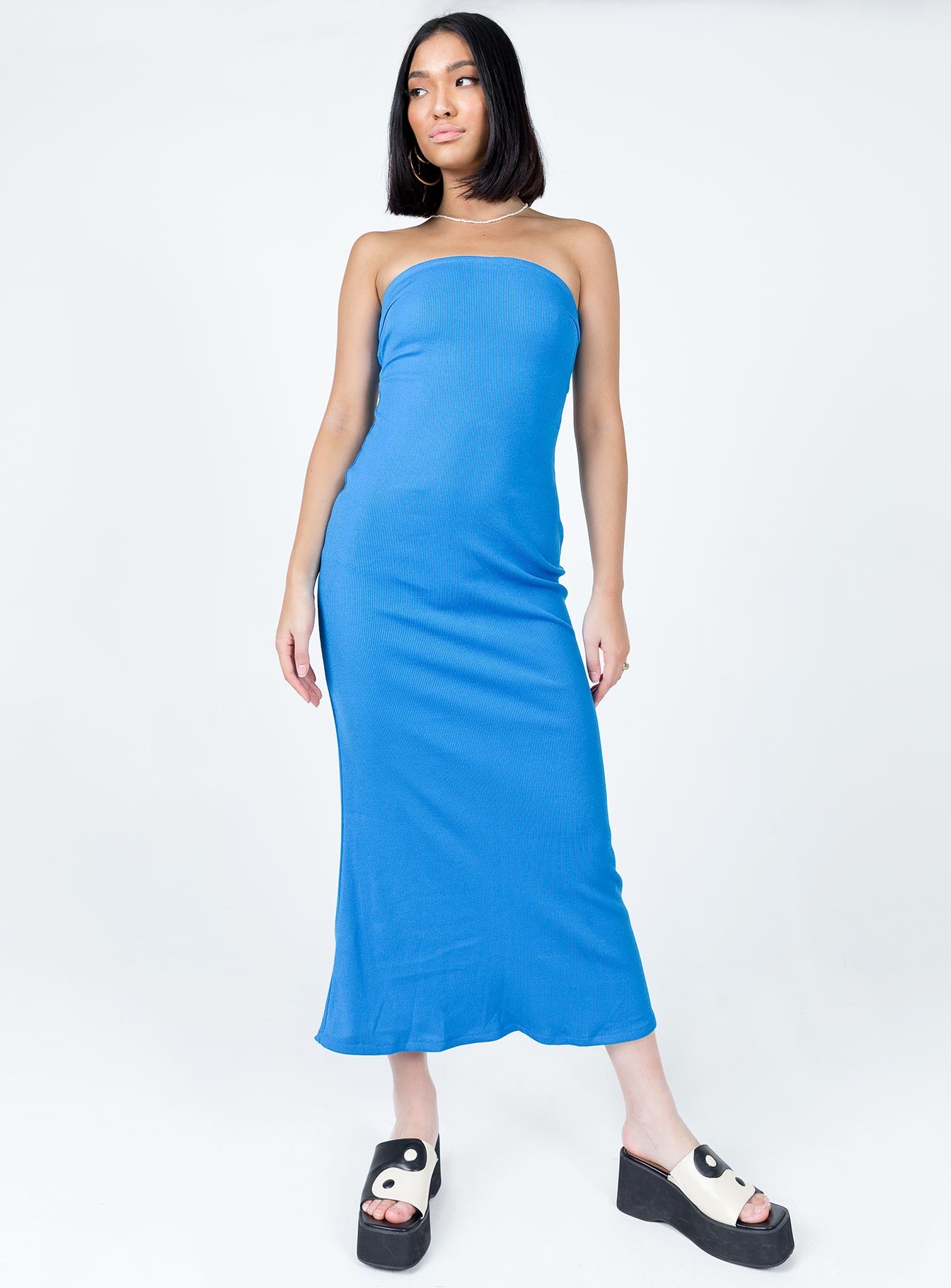 Carter Maxi Dress Blue-Oh Mollys