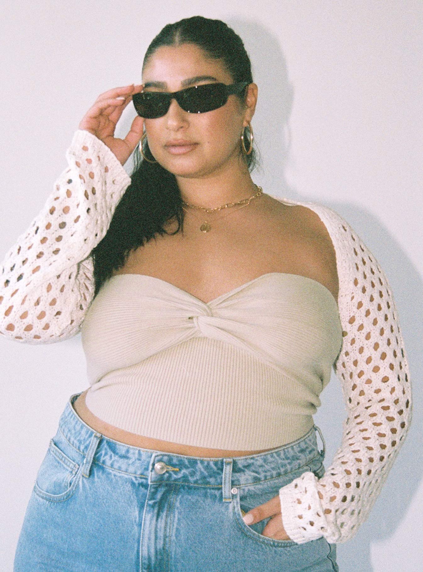 Lotani Bolero Cream Curve-Oh Mollys