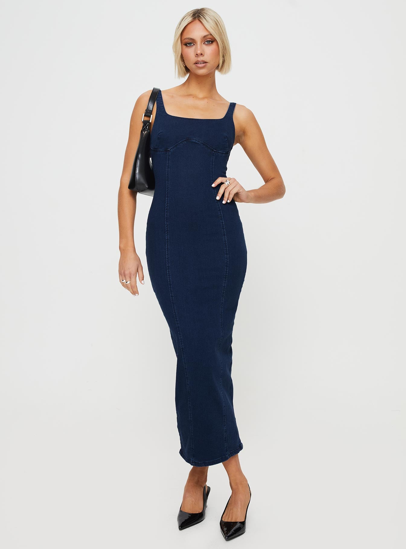 Hollas Maxi Dress Blue-Oh Mollys
