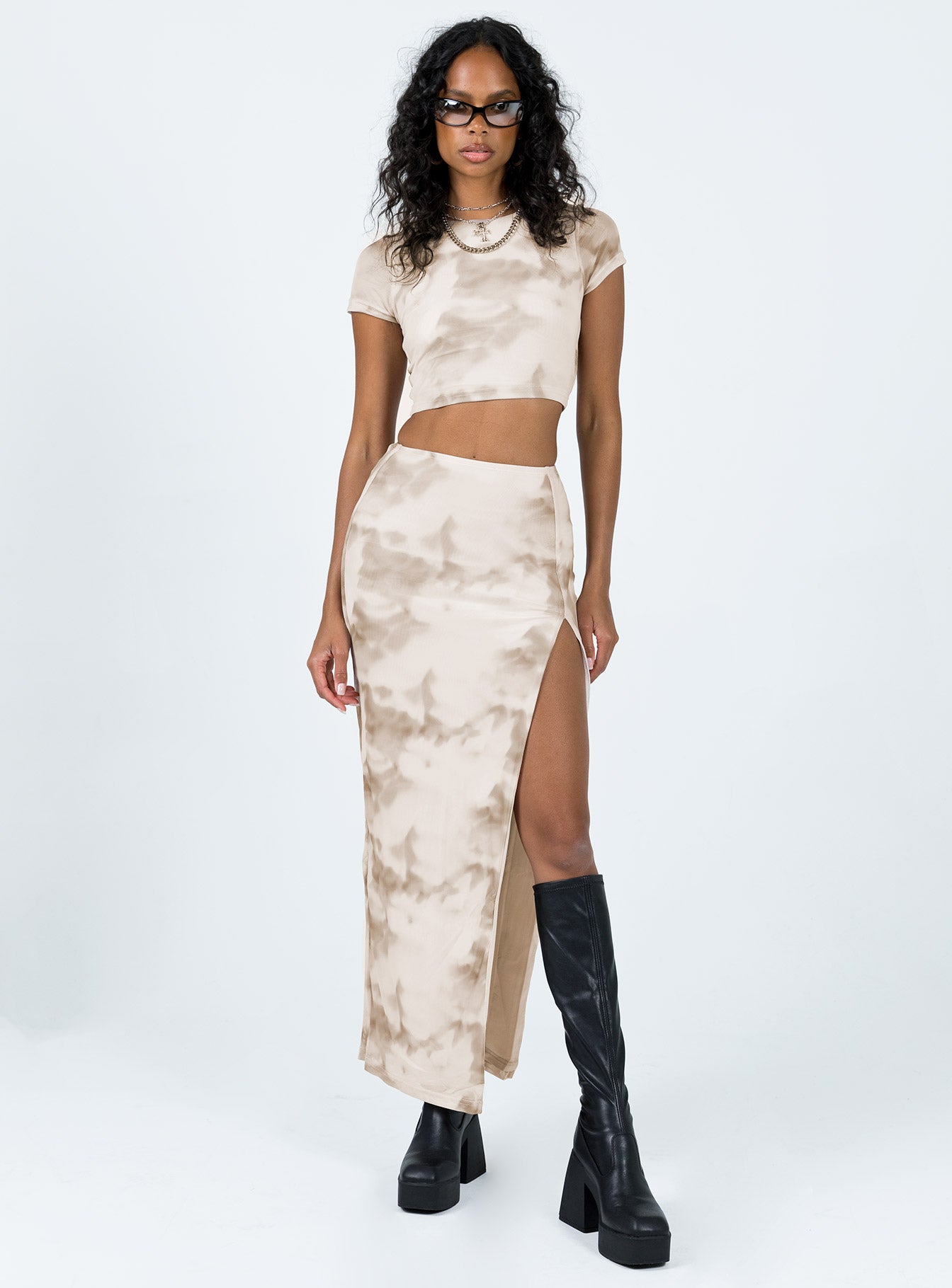 Rosie Mesh Set Beige Multi-Oh Mollys