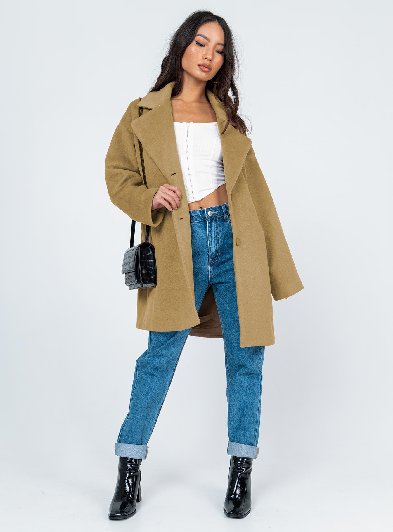 Out Till Dawn Winter Coat Brown-Oh Mollys