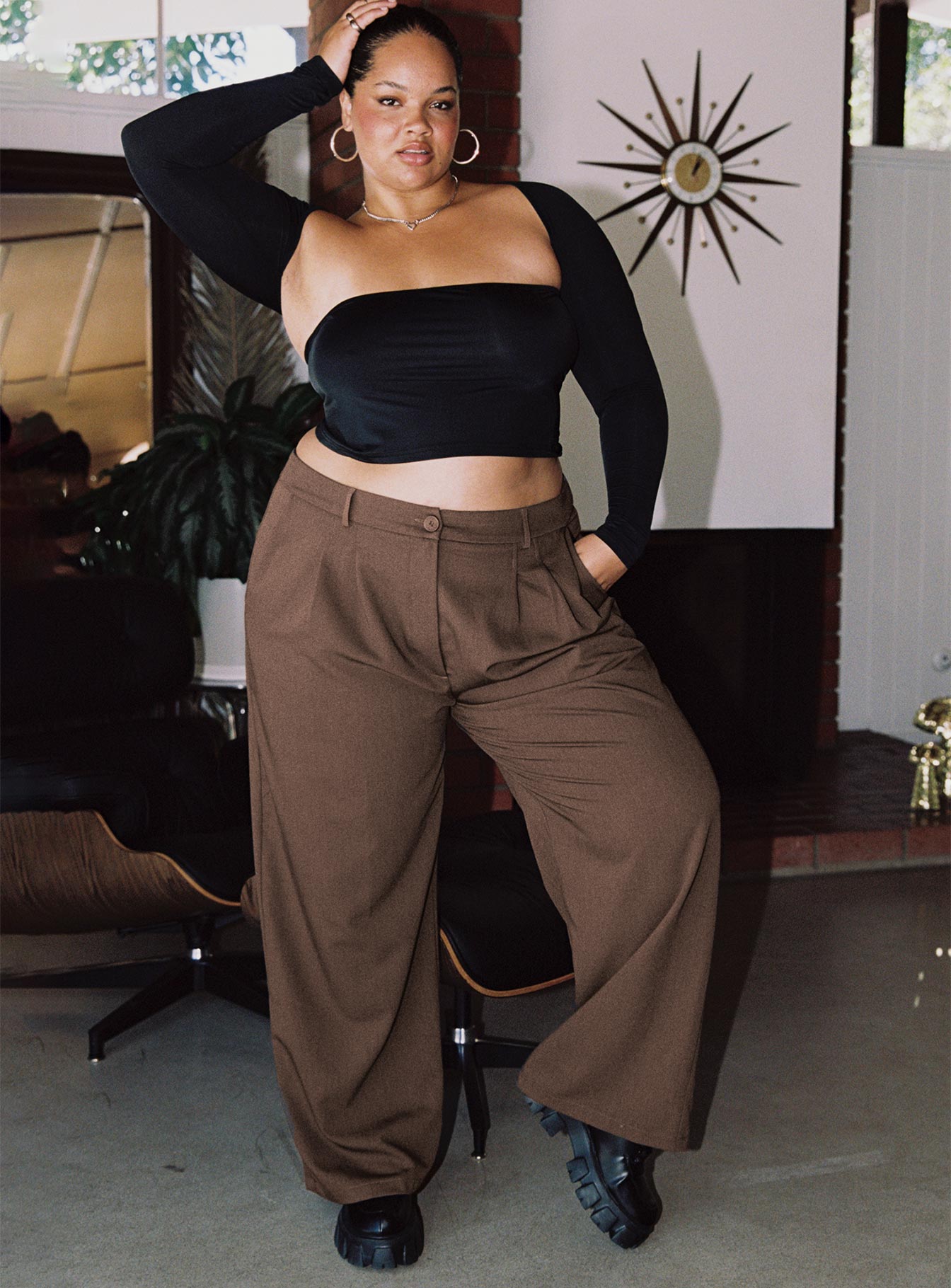 Moran Two Piece Bolero Top Black Curve-Oh Mollys