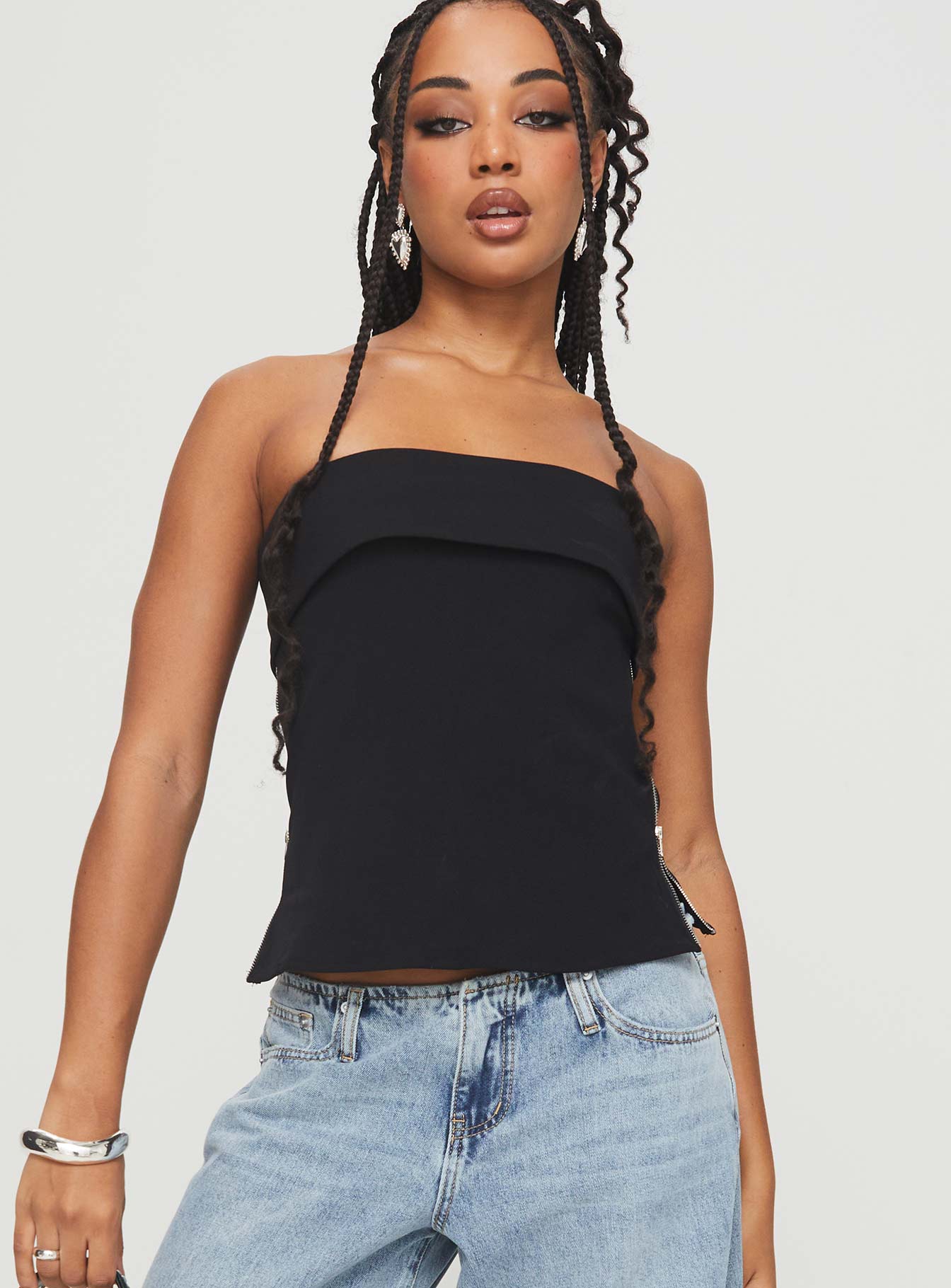 Matza Strapless Top Black-Oh Mollys