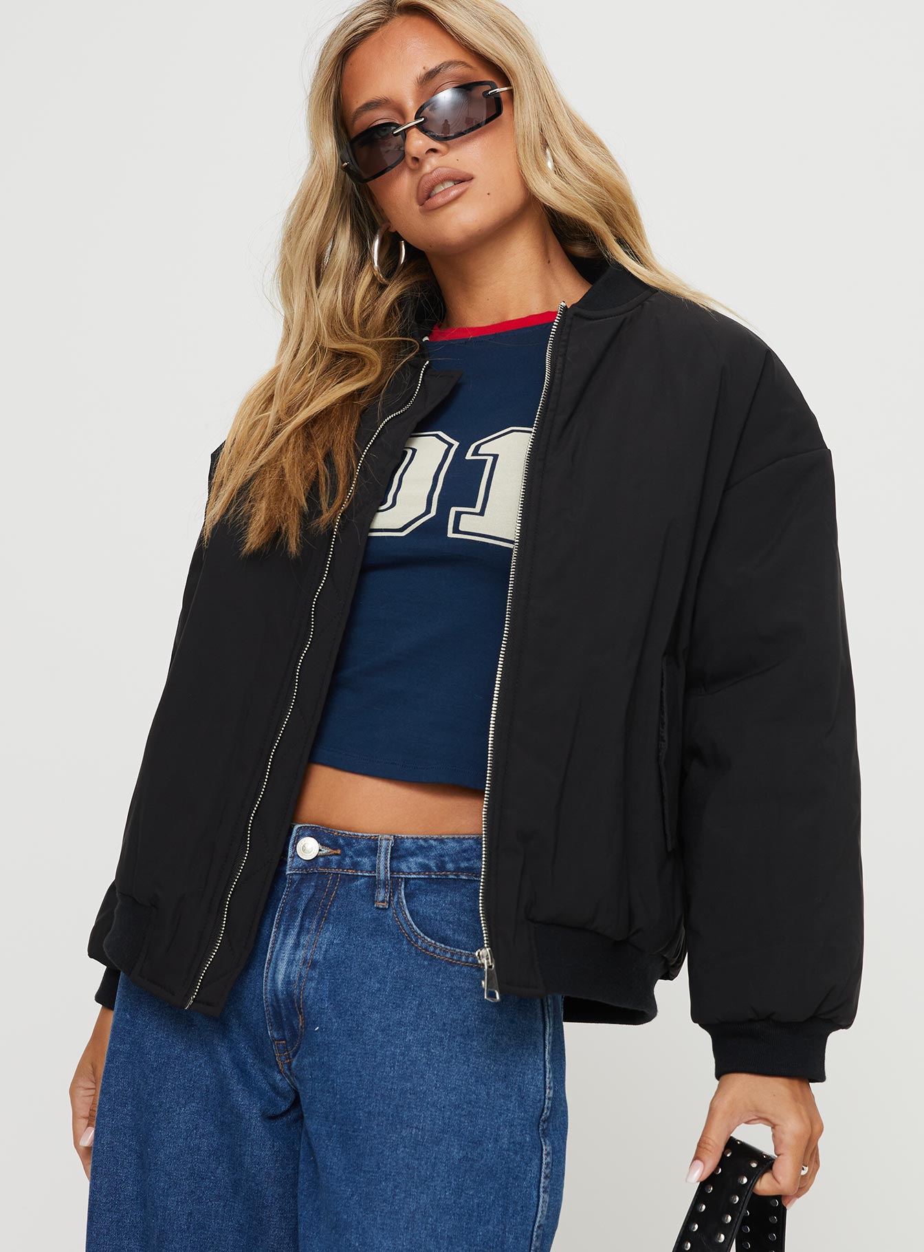 Formations Bomber Jacket Black-Oh Mollys