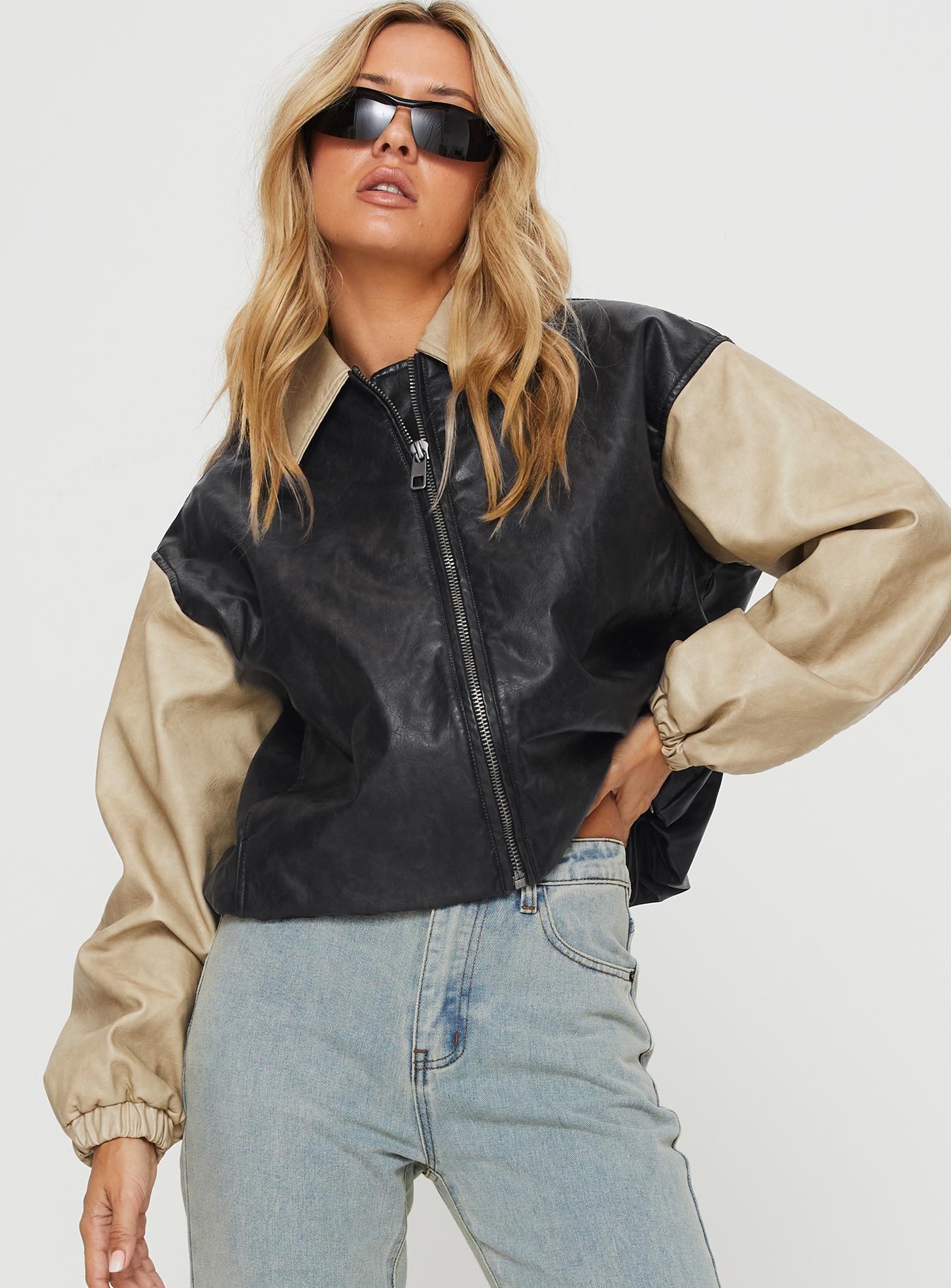 Nirvana Bomber Jacket Camel-Oh Mollys