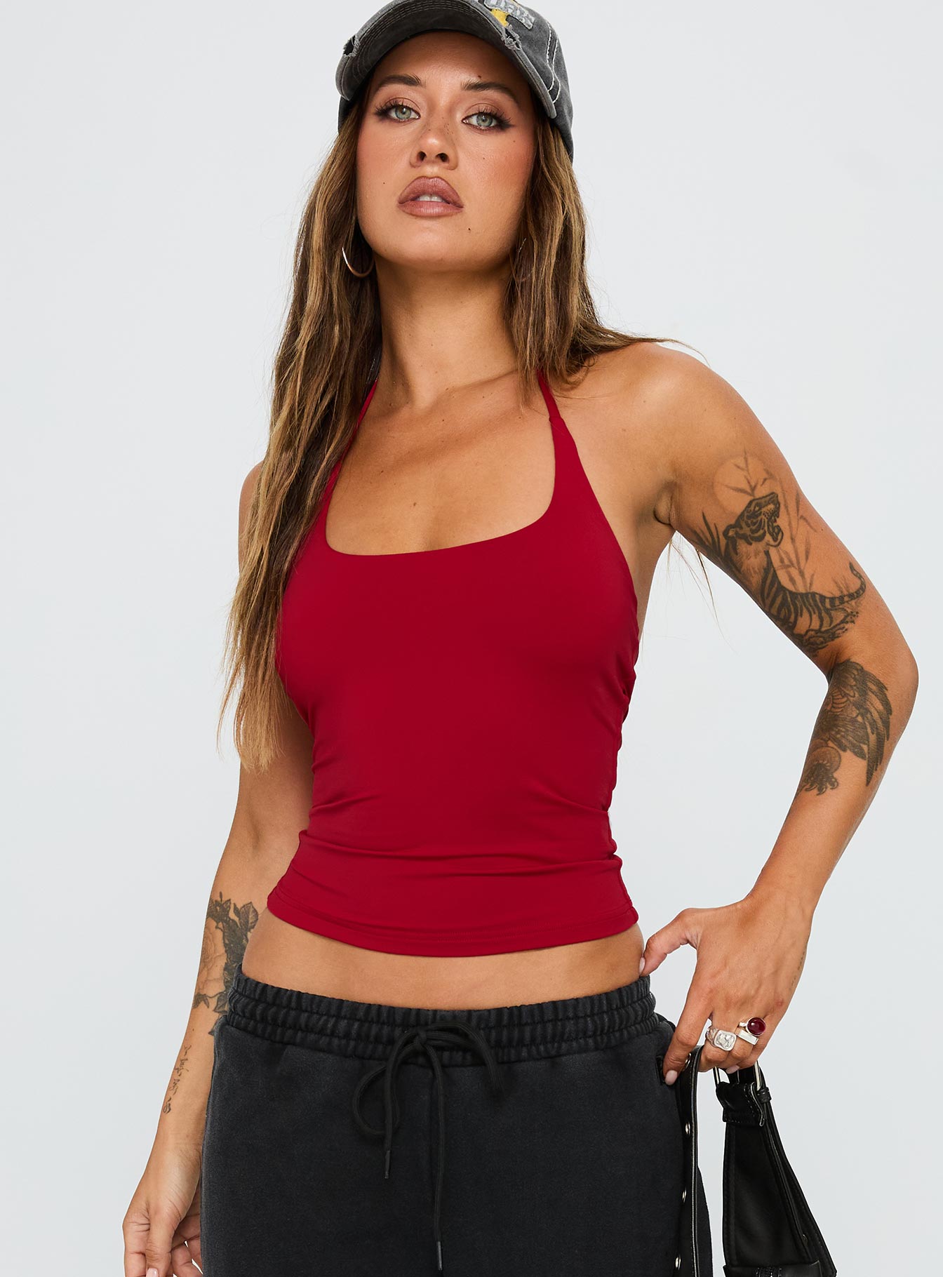 Ezekiel Nylon Top Red-Oh Mollys