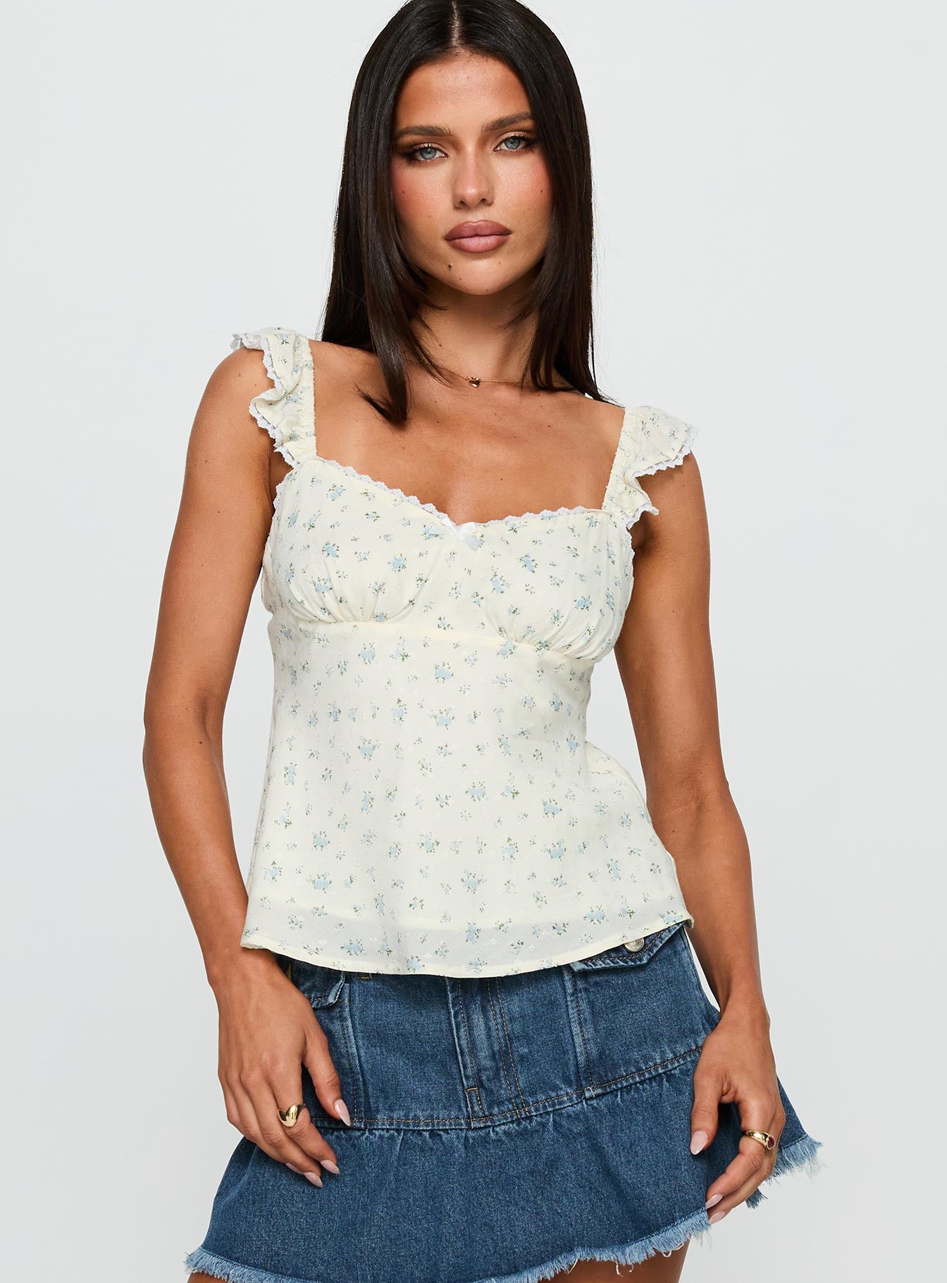 Madaleine Top Floral-Oh Mollys