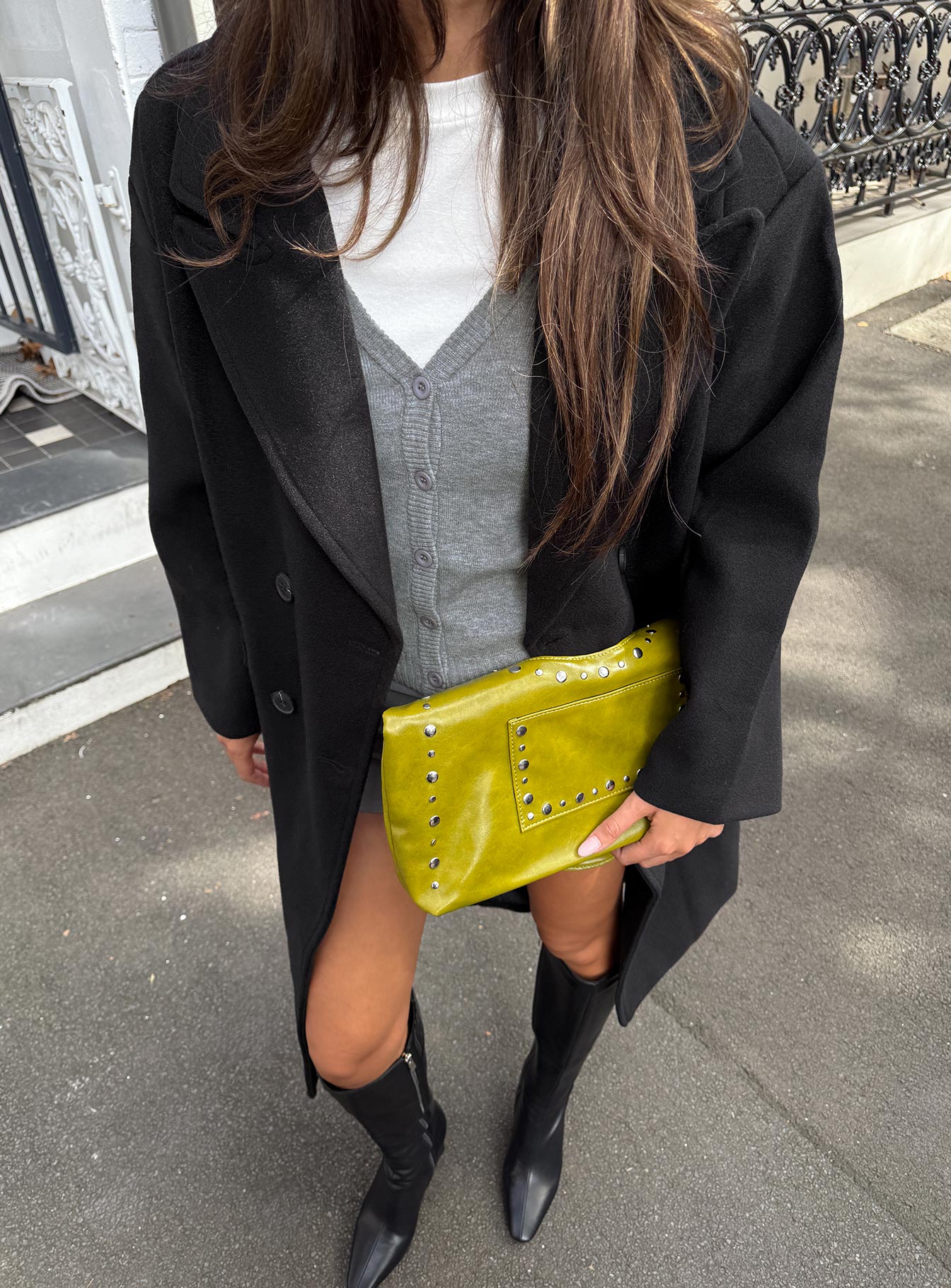 Inferno Longline Coat Black-Oh Mollys