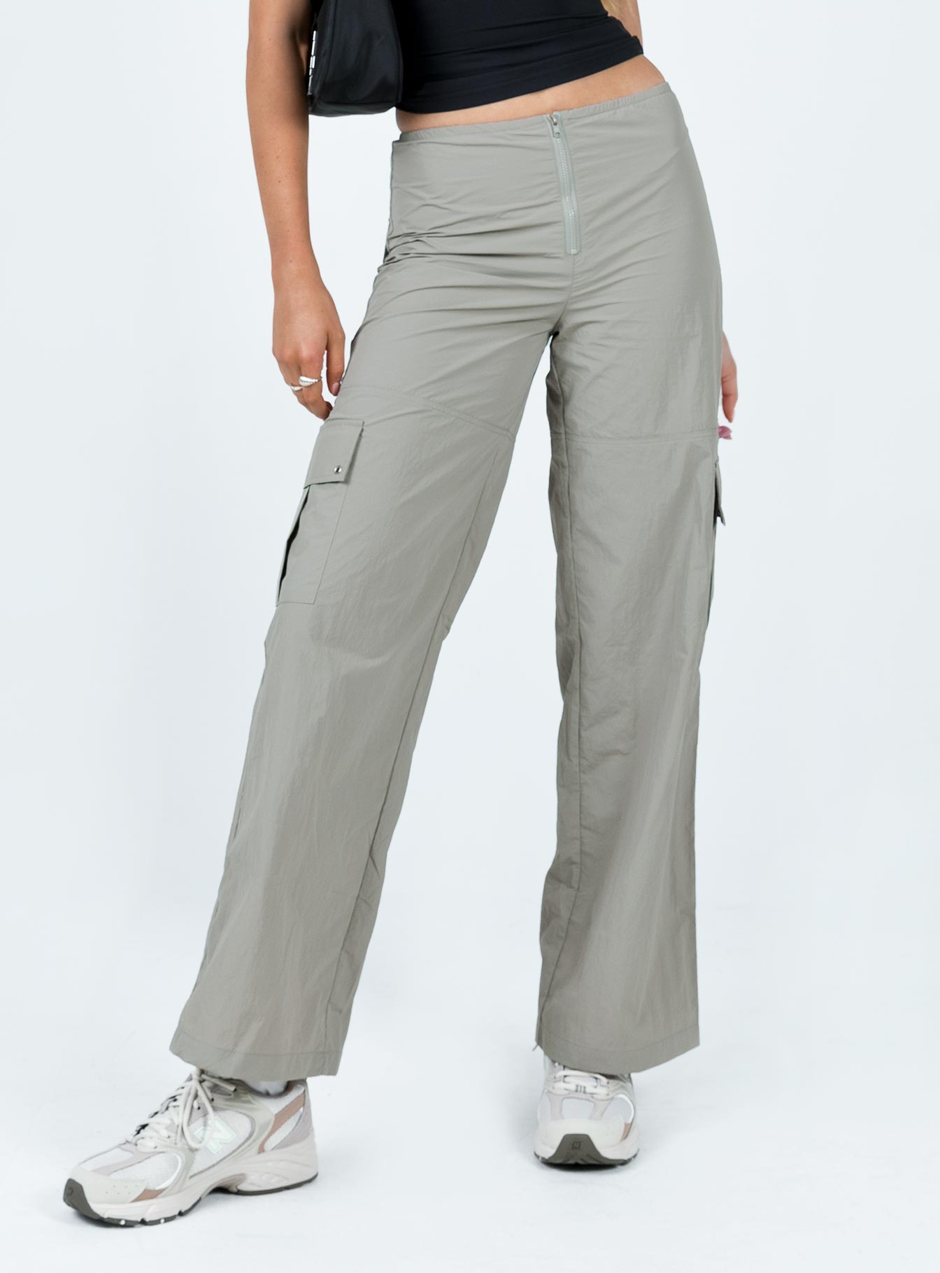 Roy Parachute Pants Grey-Oh Mollys