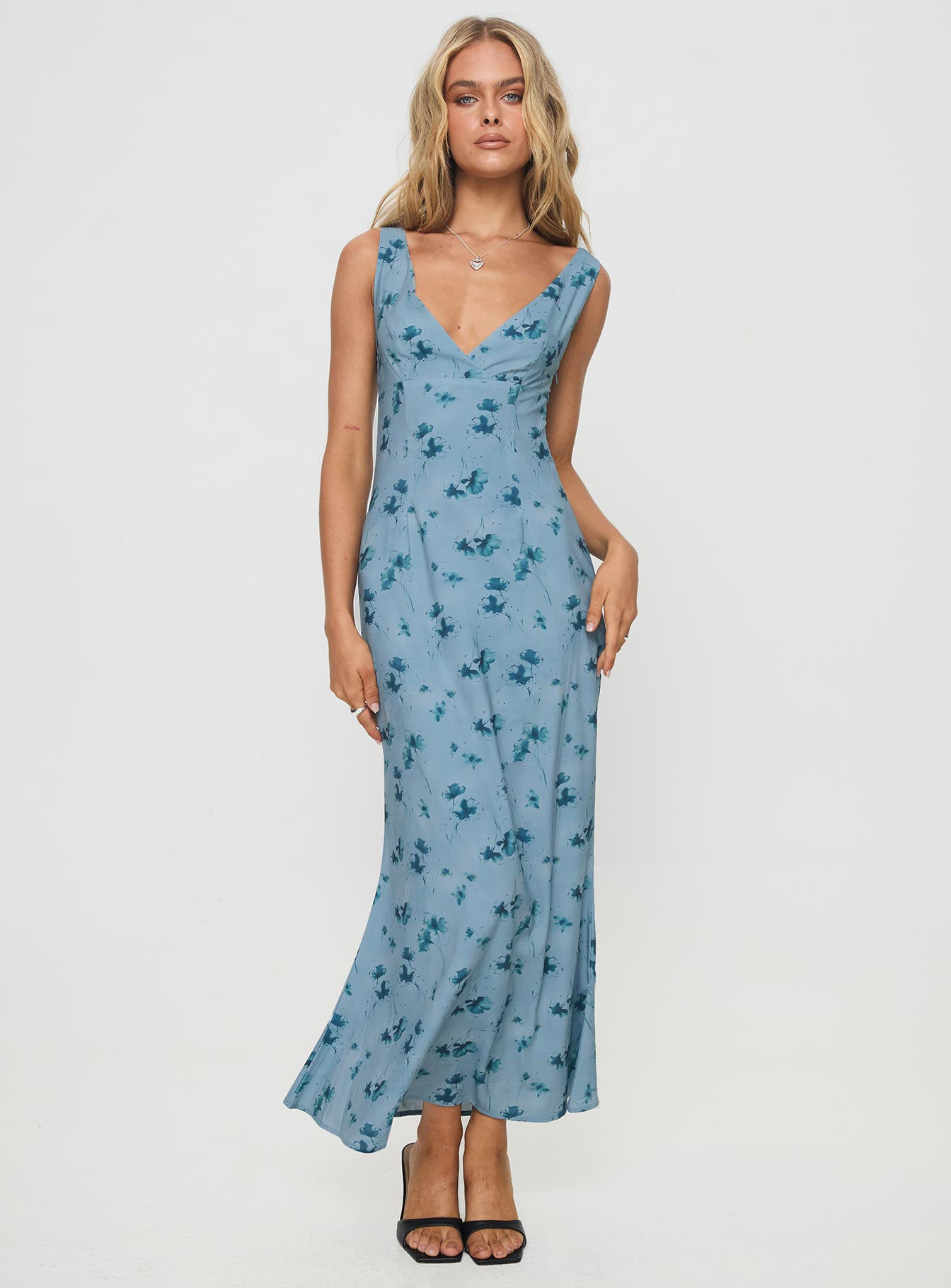 Donnelly Maxi Dress Blue-Oh Mollys