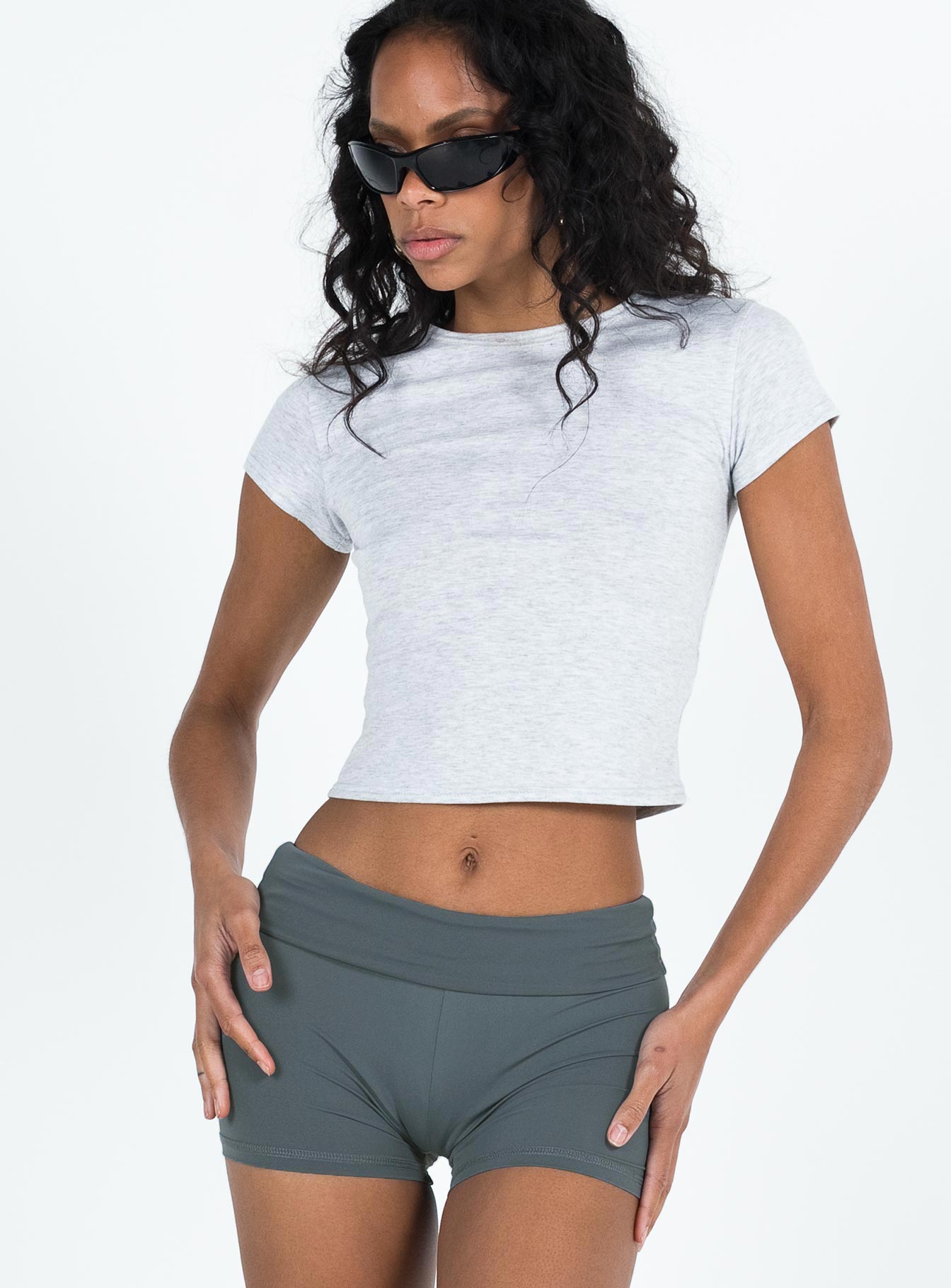 Flynn Shorts Slate-Oh Mollys