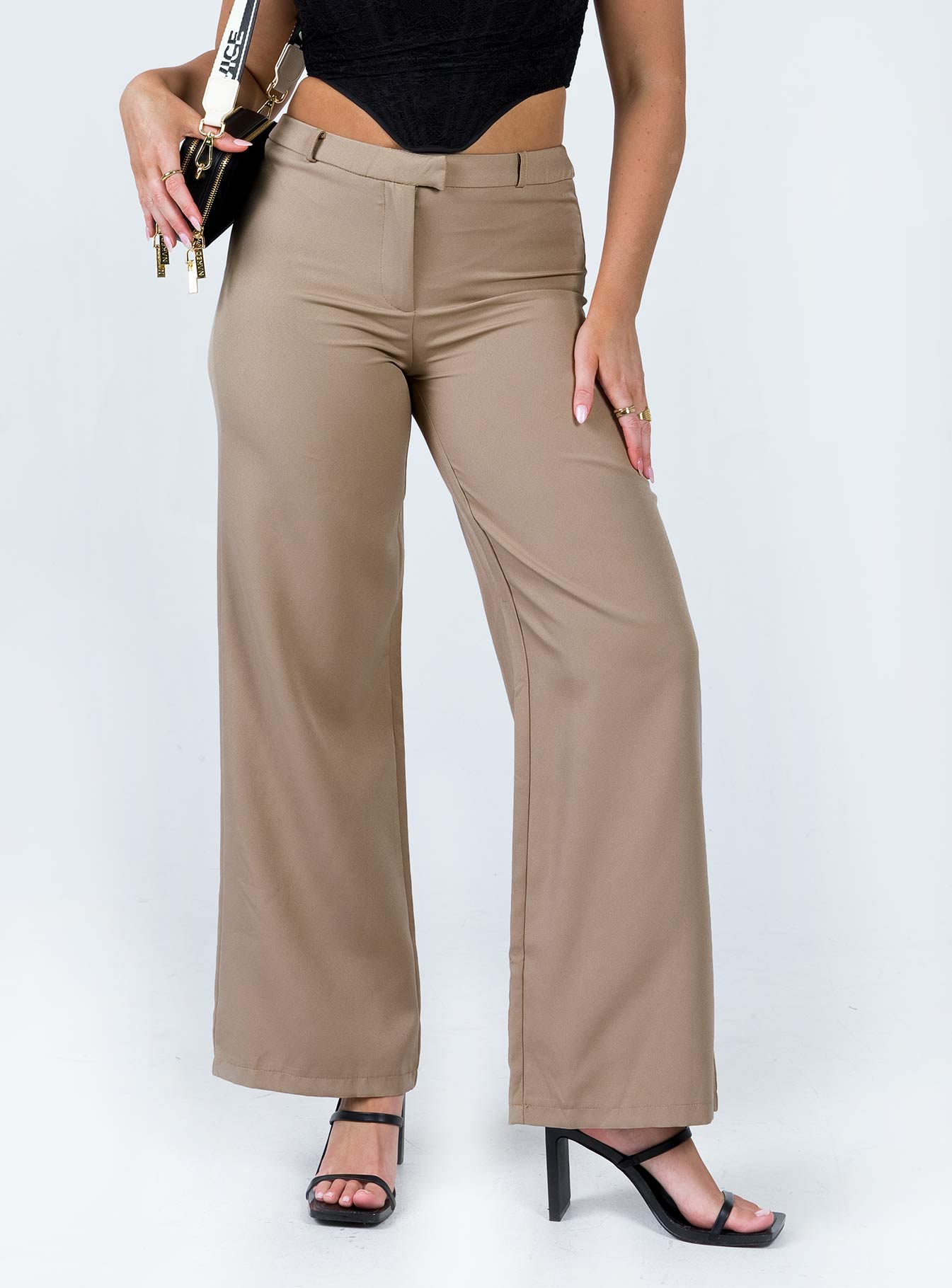 Rozzila Pants Taupe-Oh Mollys